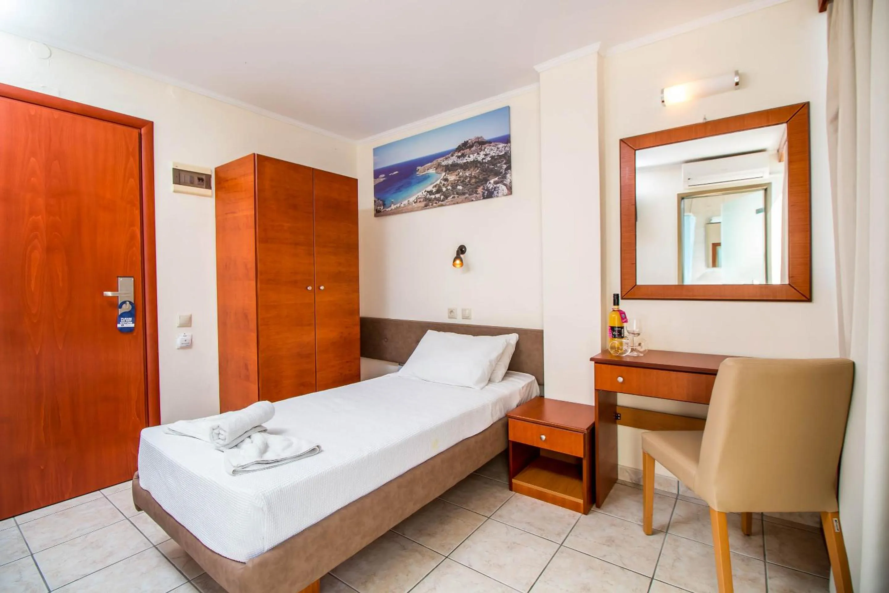 Seating area, Bed in Filmar Hotel, Ixia, Rhodes