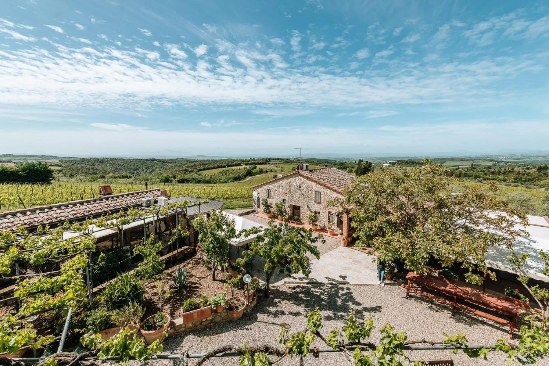 City view in Villa Di Sotto