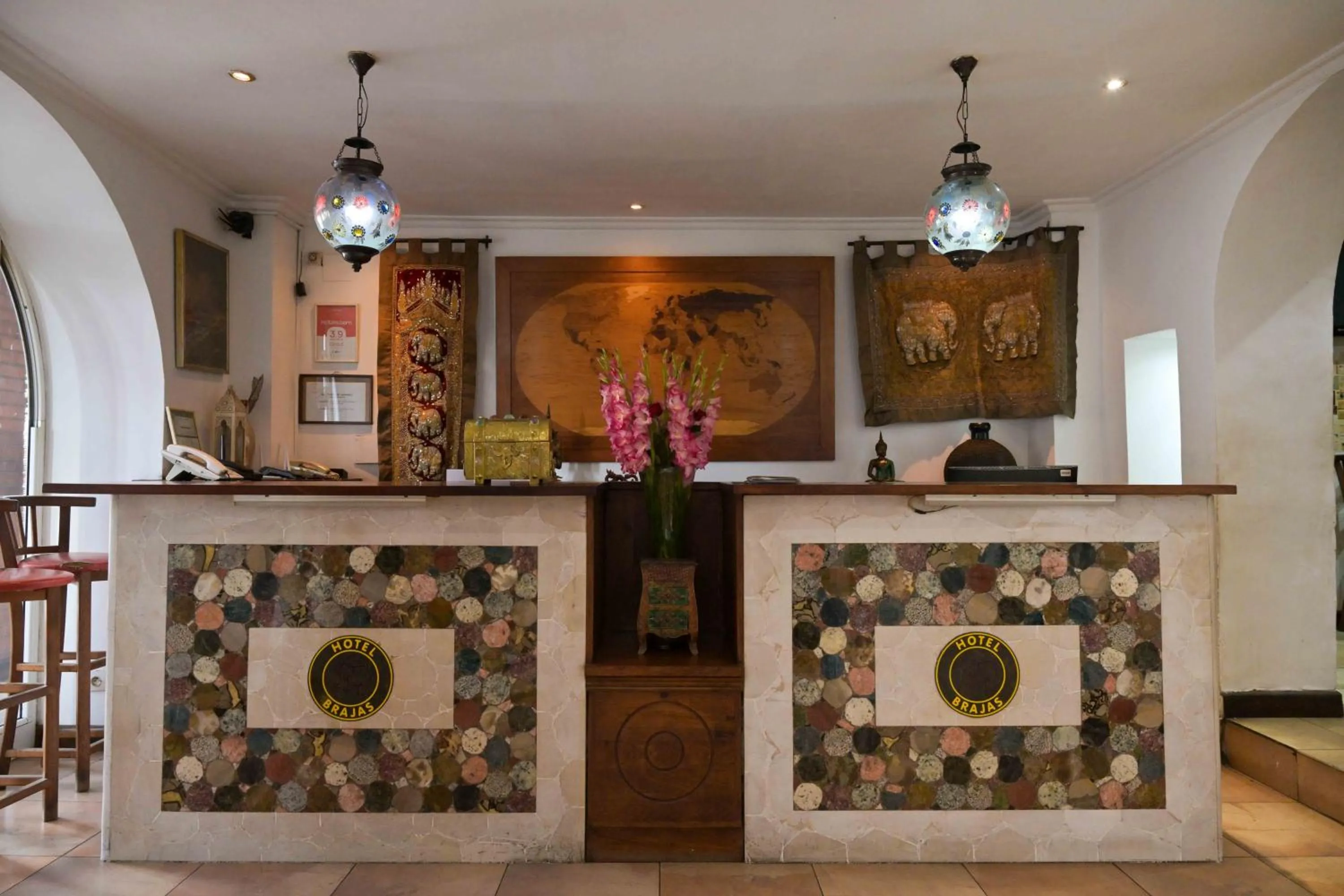 Lobby or reception in Hotel Brajas
