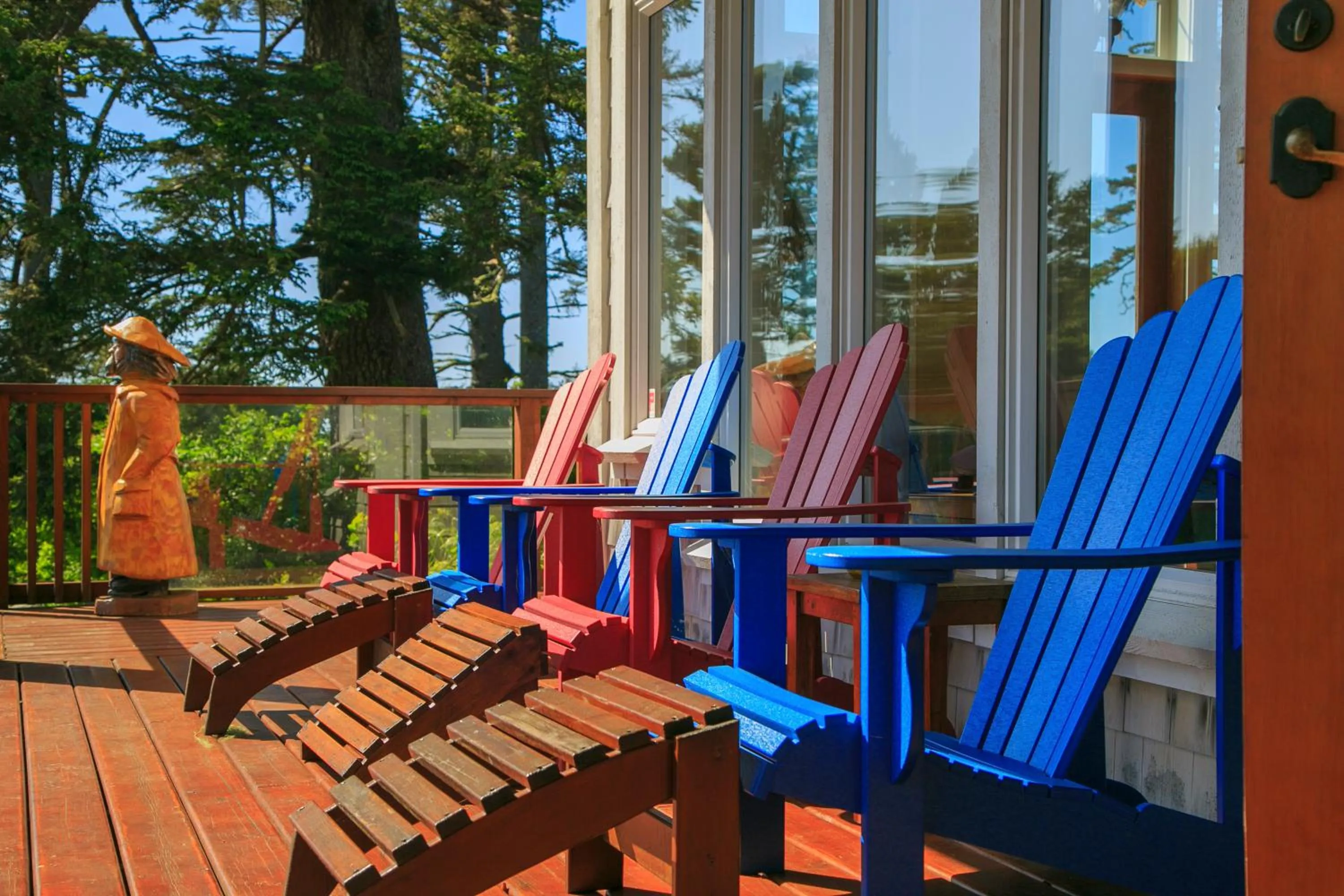 Patio in Black Rock Beach House