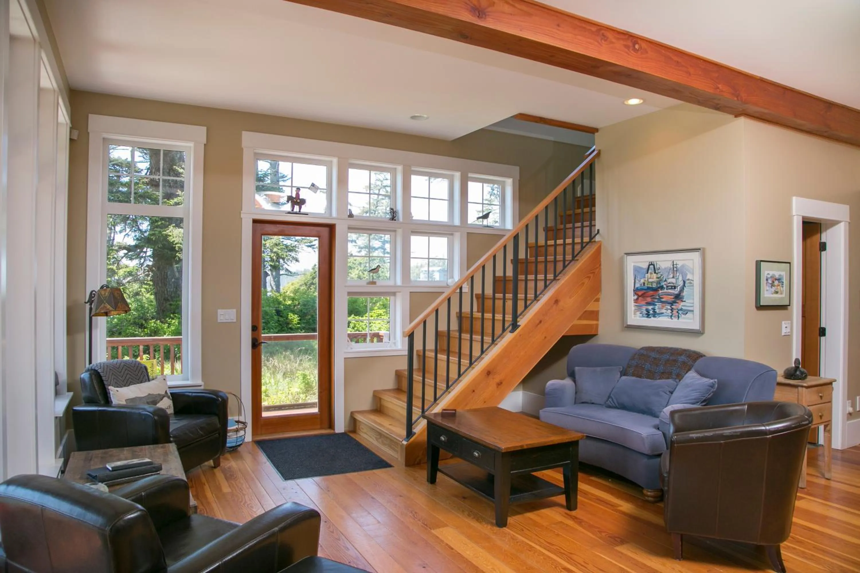 Seating area in Black Rock Beach House
