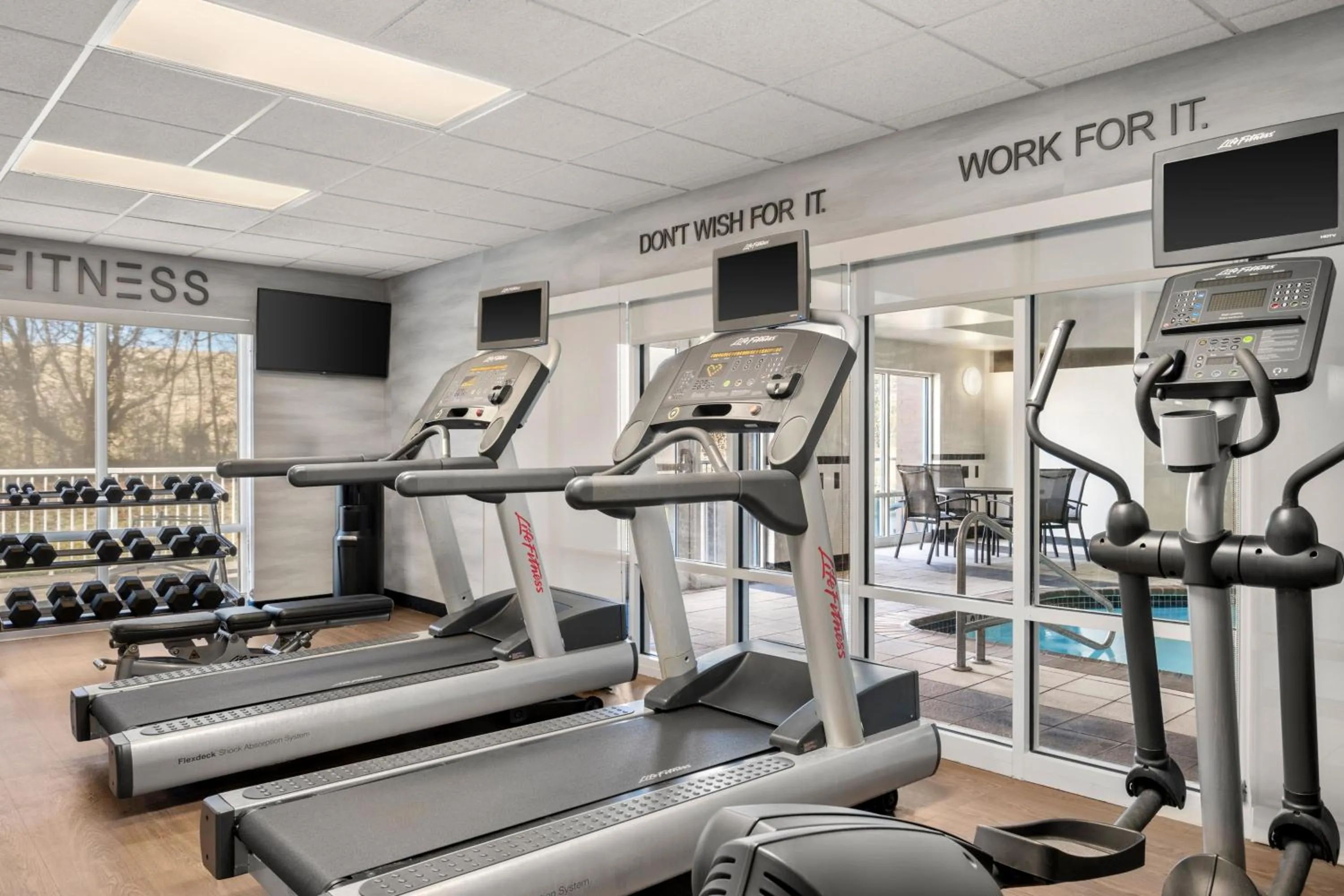 Fitness centre/facilities in Fairfield Inn & Suites by Marriott Paducah