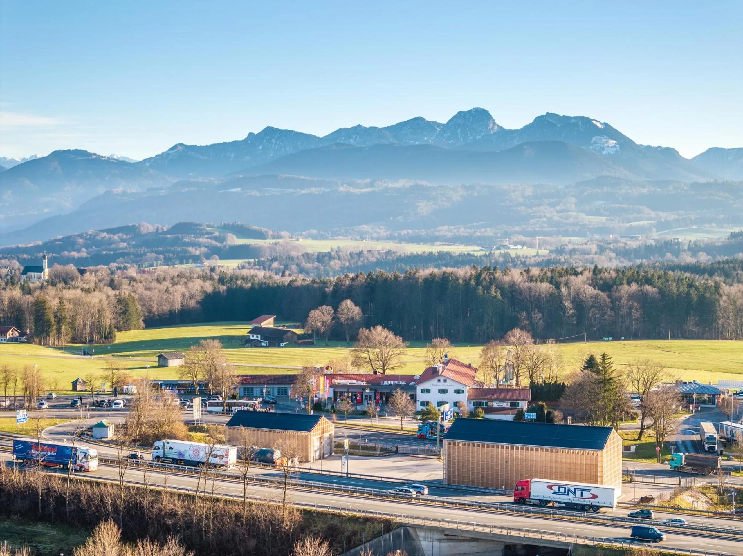 Area and facilities in Coffee Fellows Hotel Irschenberg Süd