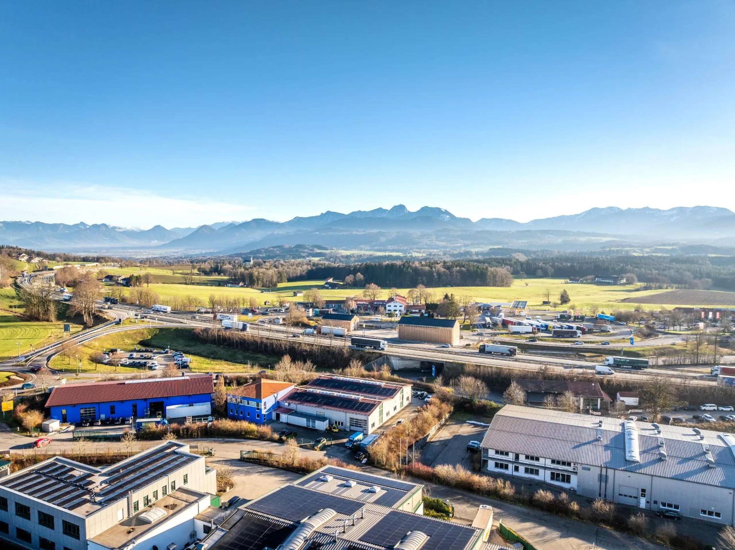 Bird's eye view in Coffee Fellows Hotel Irschenberg Süd