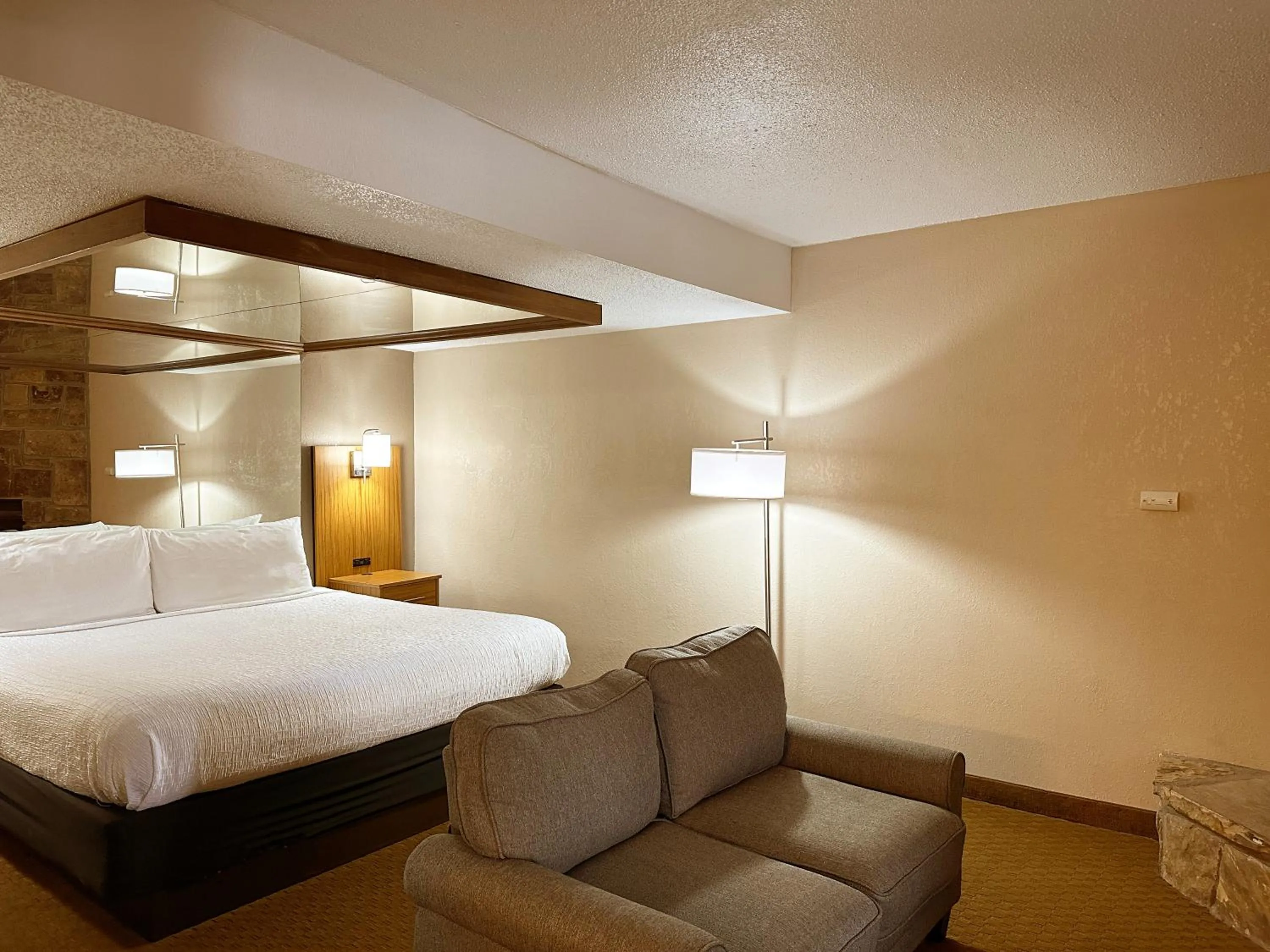 Bed in Sidney James Mountain Lodge