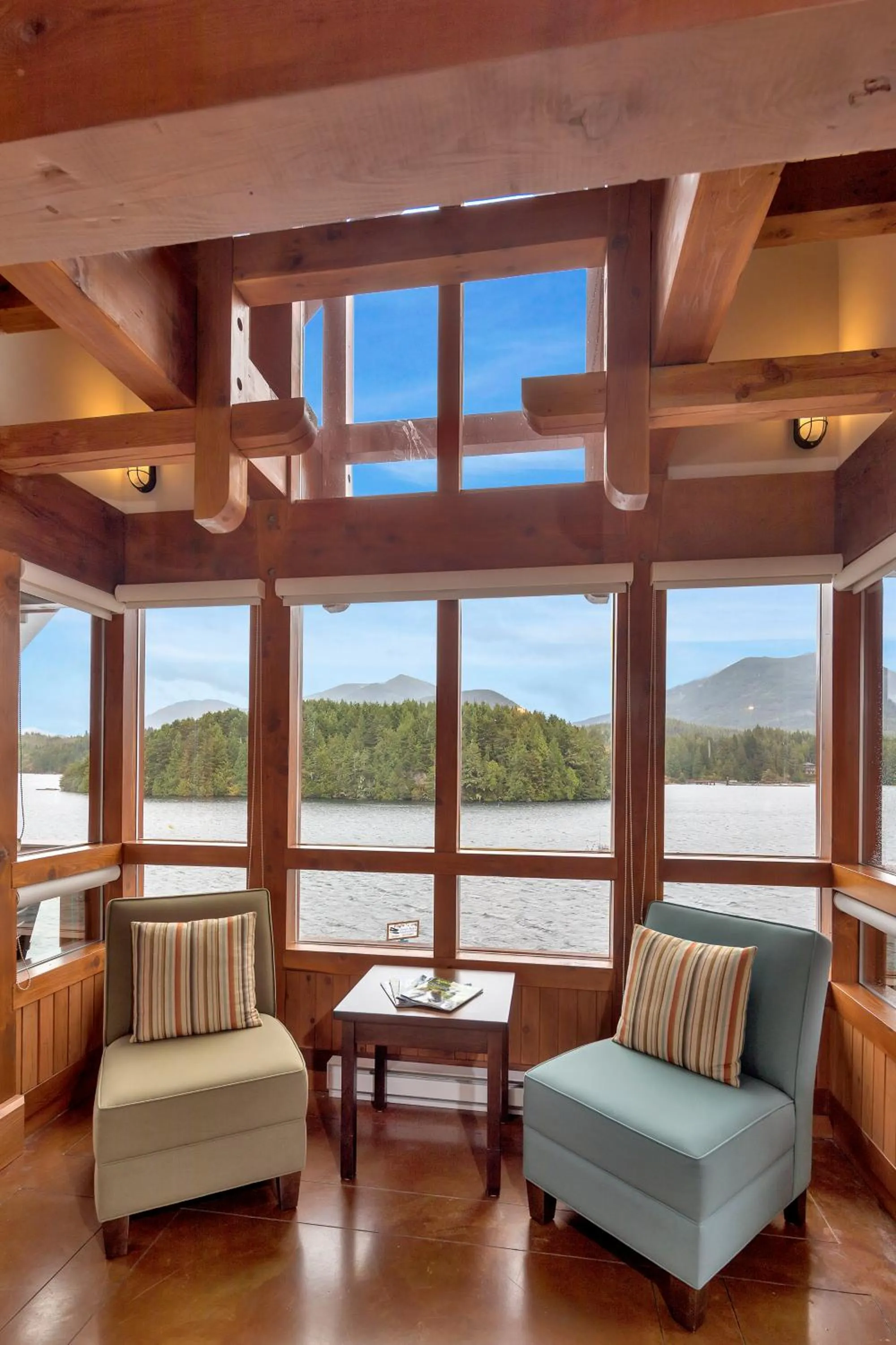 Seating area in Black Rock Landing