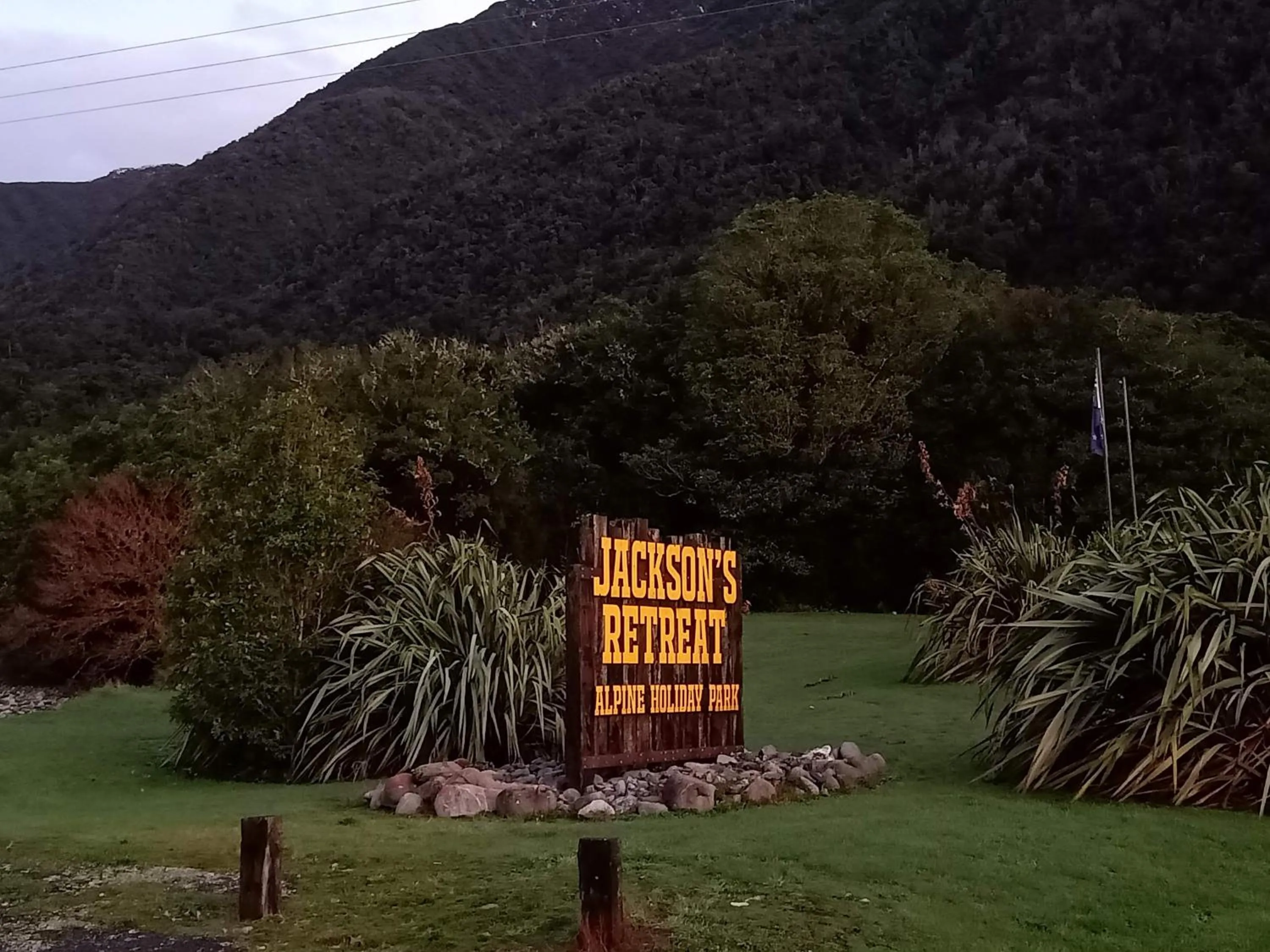 Natural landscape in Jackson's Retreat Alpine Holiday Park