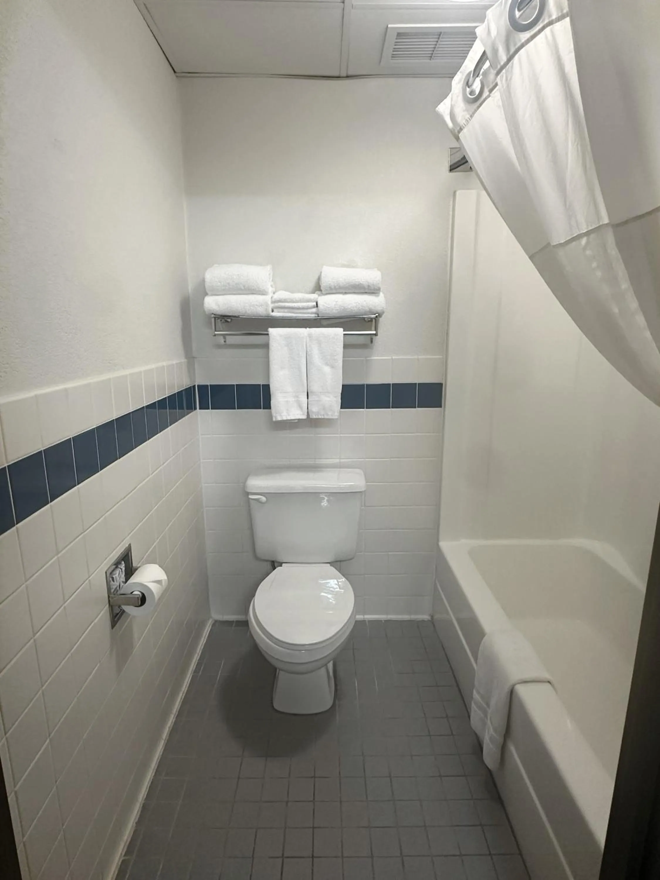 Toilet in AmericInn by Wyndham Menominee