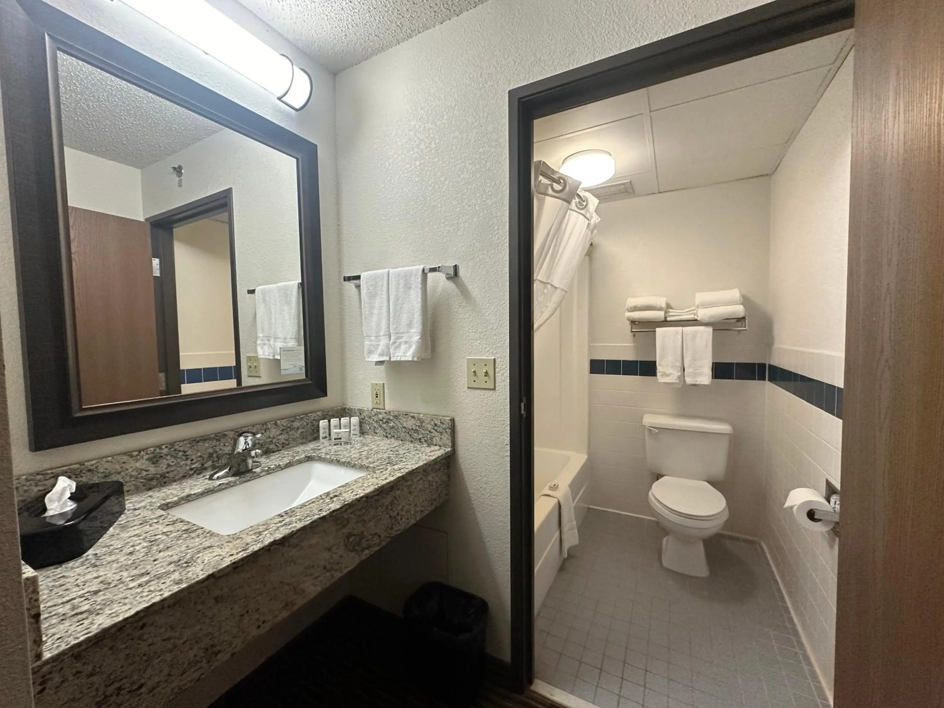 Shower in AmericInn by Wyndham Menominee