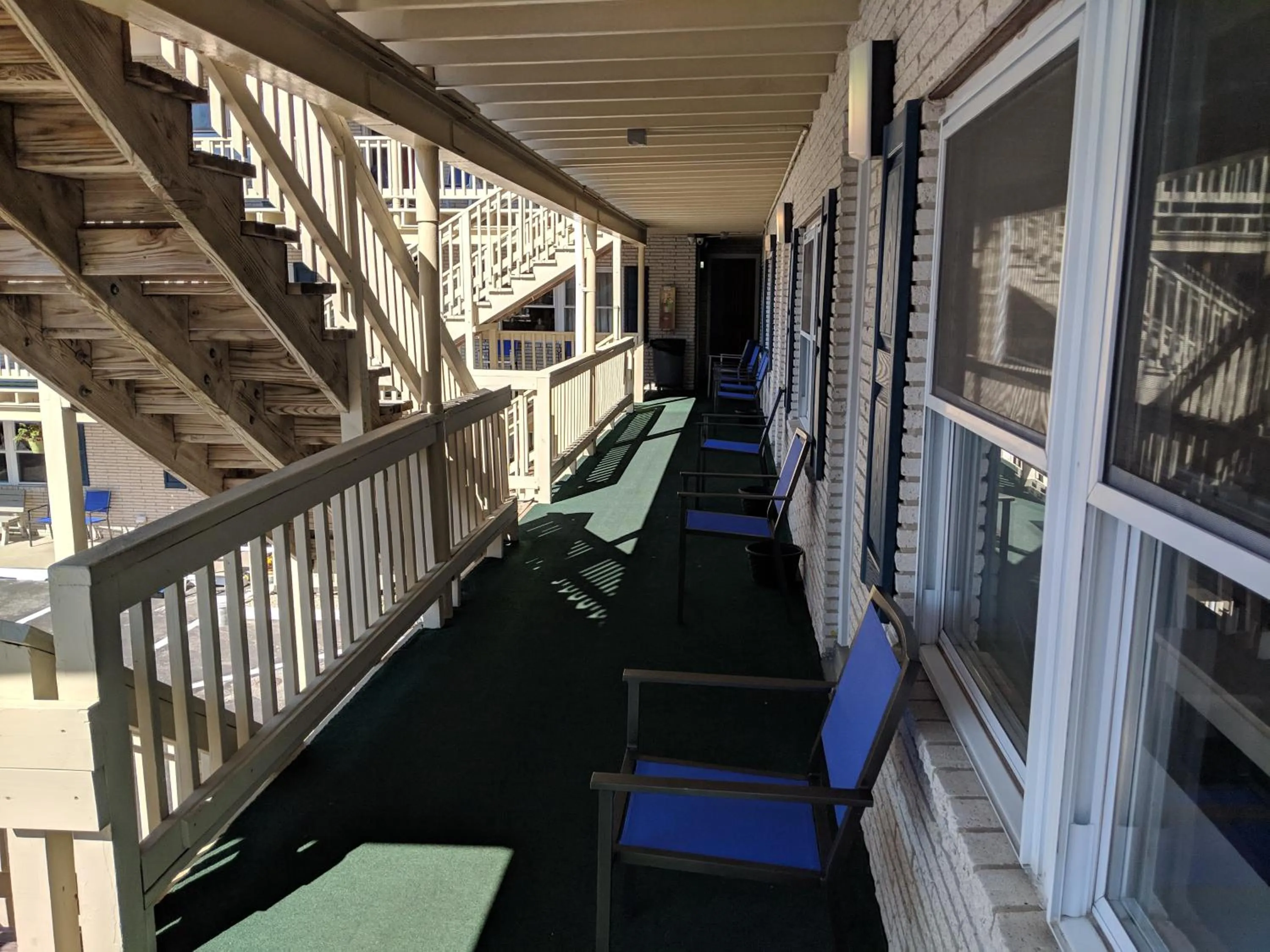 Patio in Crystal Sands Motel
