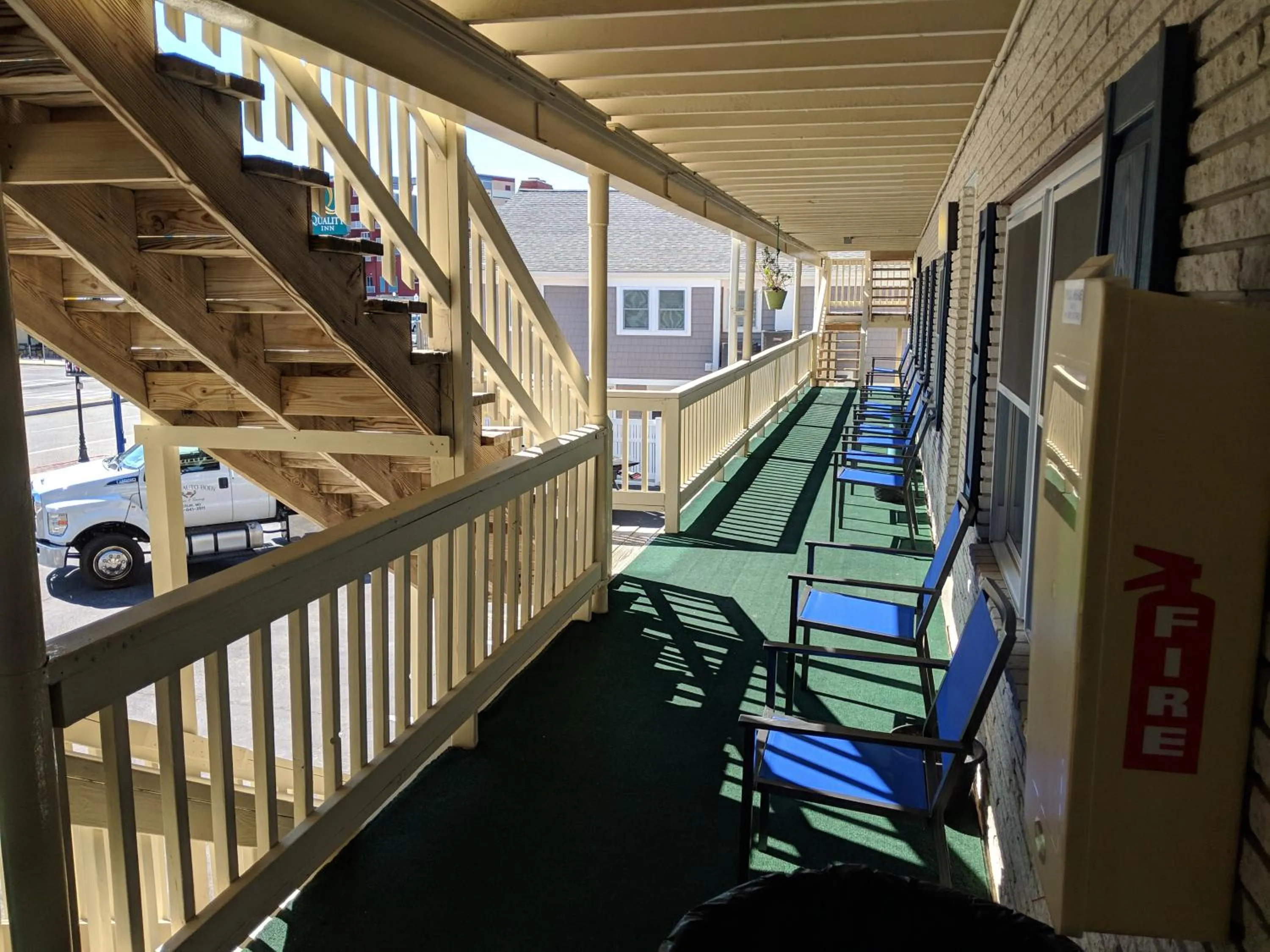 Balcony/Terrace in Crystal Sands Motel