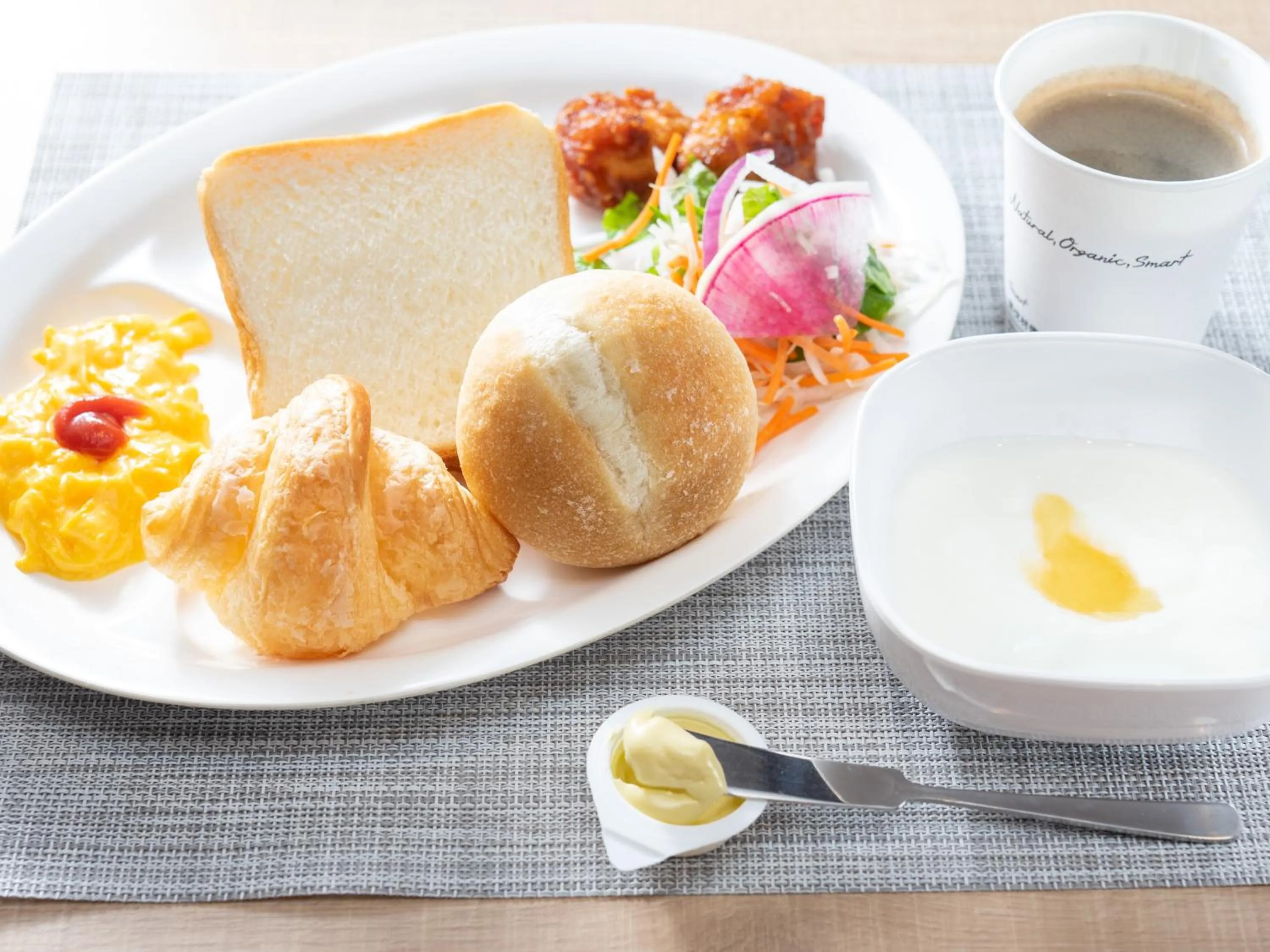 Buffet breakfast in Super Hotel Tottori Ekimae