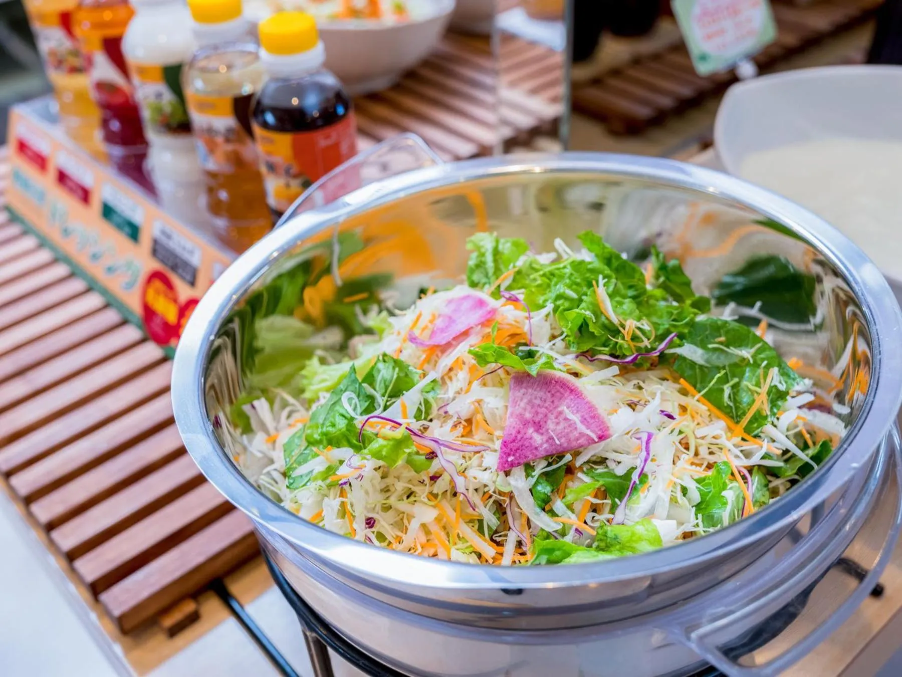 Buffet breakfast in Super Hotel Tottori Ekimae