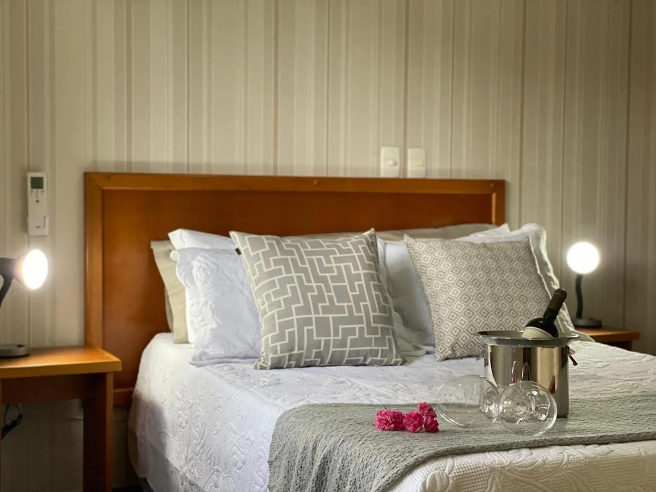 Bed in Pousada Flor De Canela