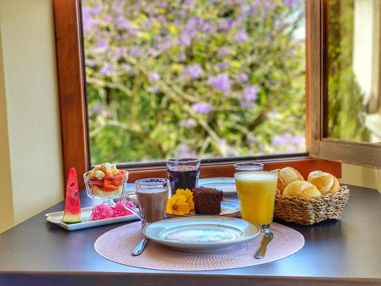 Food and drinks in Pousada Flor De Canela