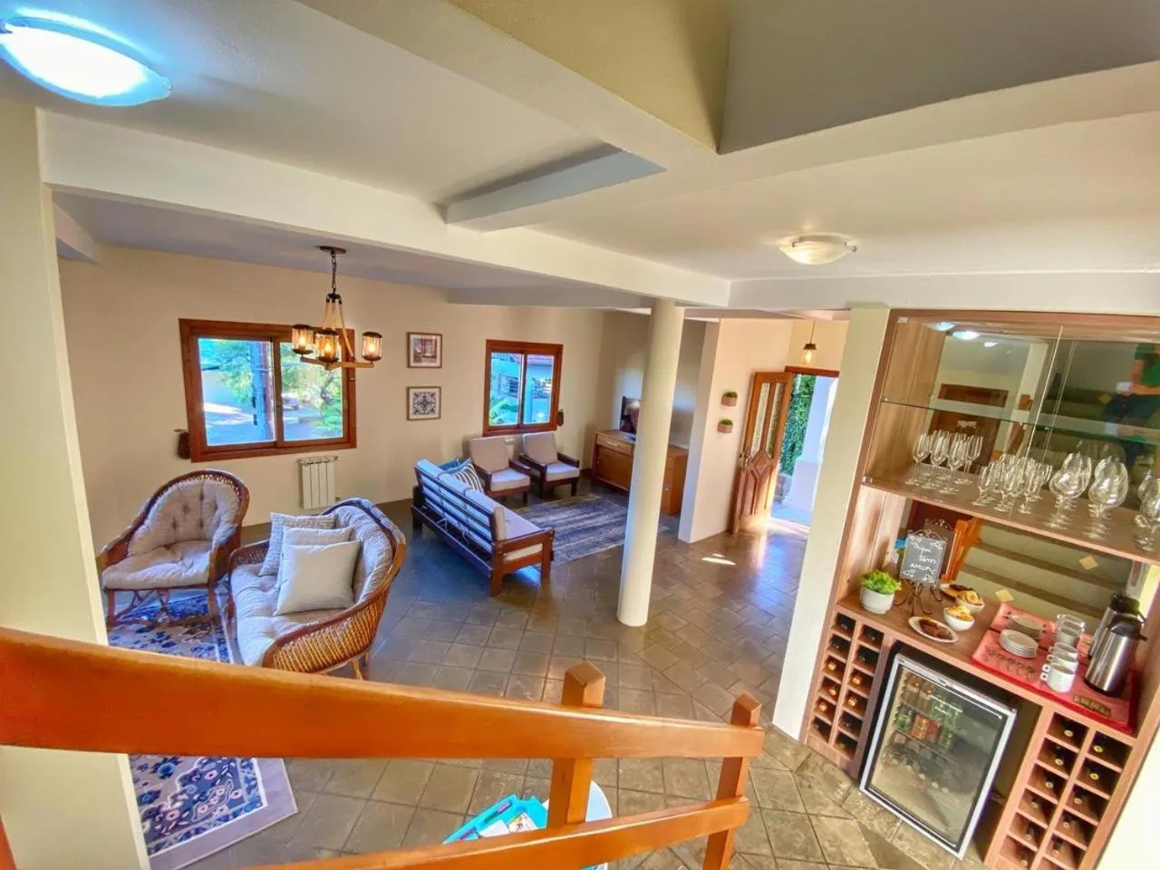 Living room in Pousada Flor De Canela