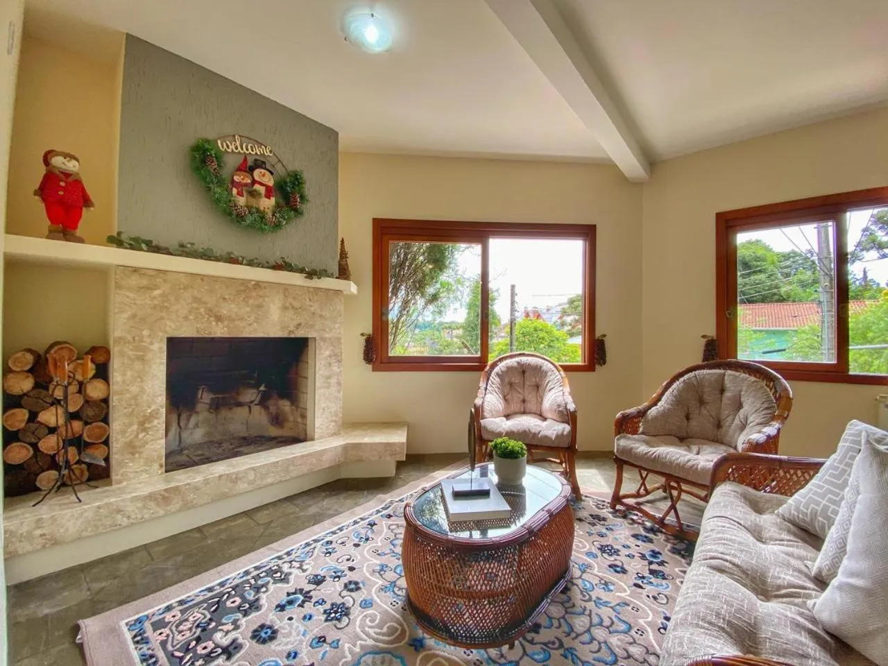 Living room in Pousada Flor De Canela
