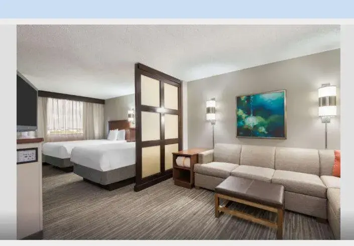 Double Room with Two Double Beds and Sofa Bed in Hyatt Place Ft. Lauderdale/Plantation Double Room with Two Double Beds and Sofa Bed in Hyatt Place Ft. Lauderdale/Plantation