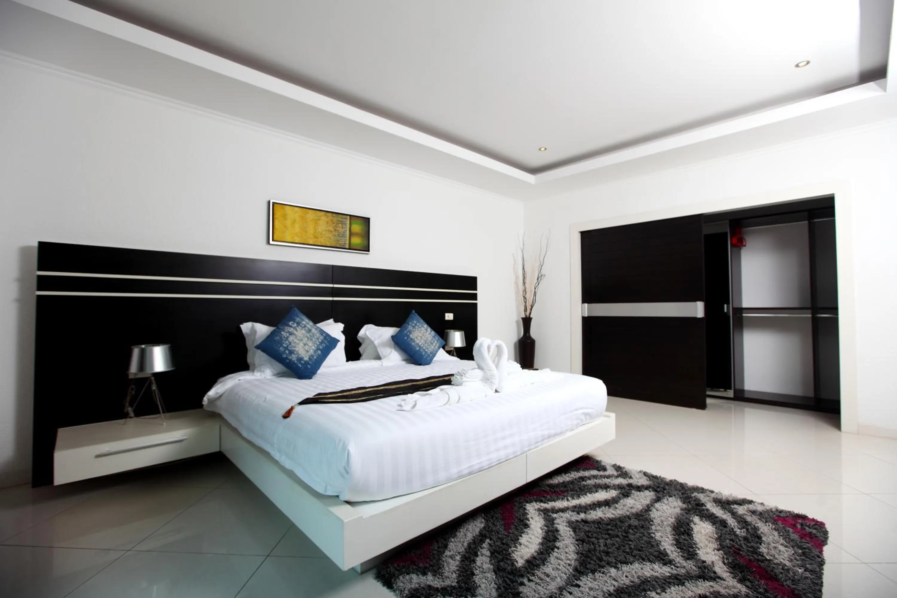 Bedroom in Wongamat Pool Villas By Pattaya Sunny Rentals