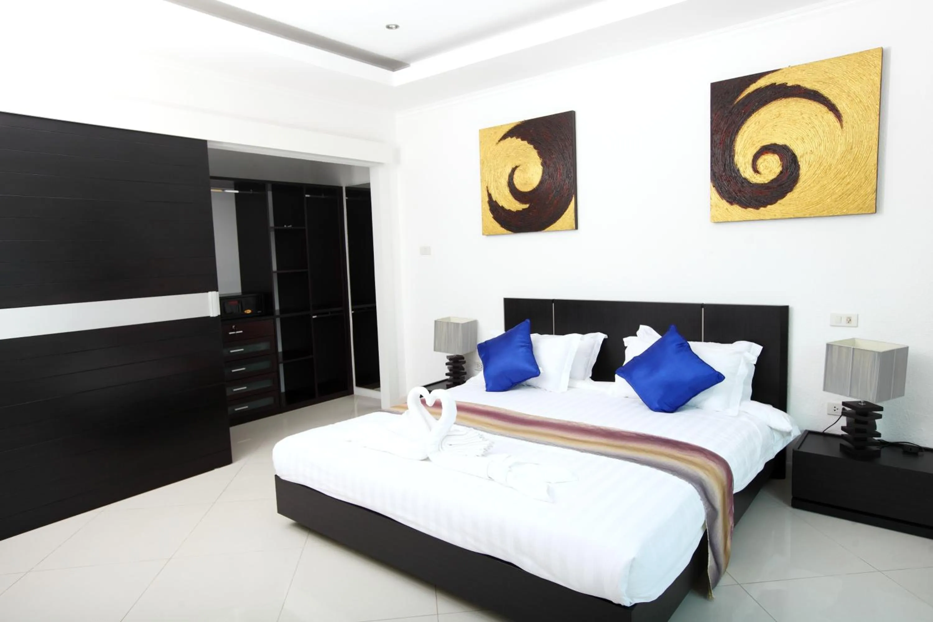 Bedroom in Wongamat Pool Villas By Pattaya Sunny Rentals