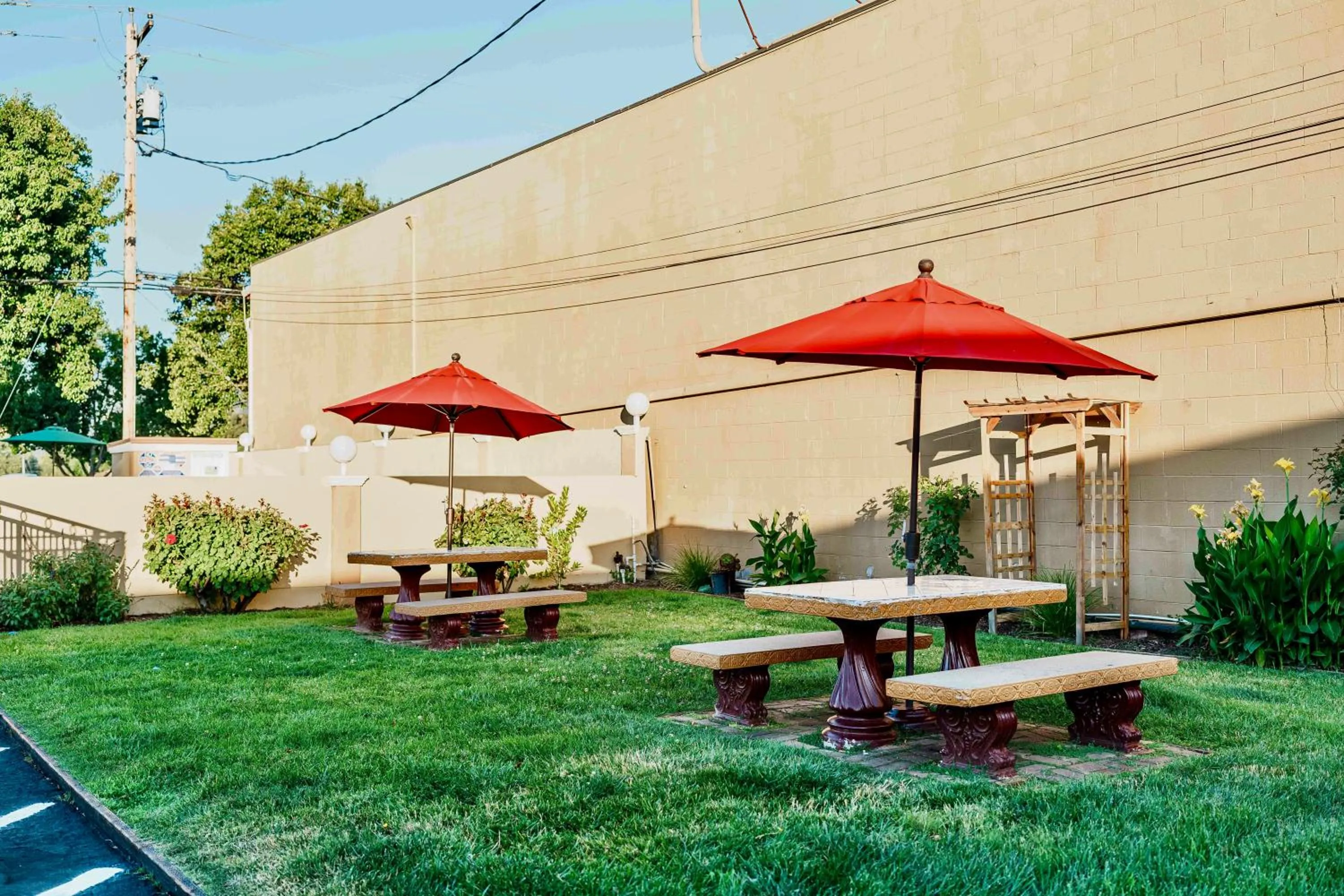 Garden in Quality Inn Ukiah