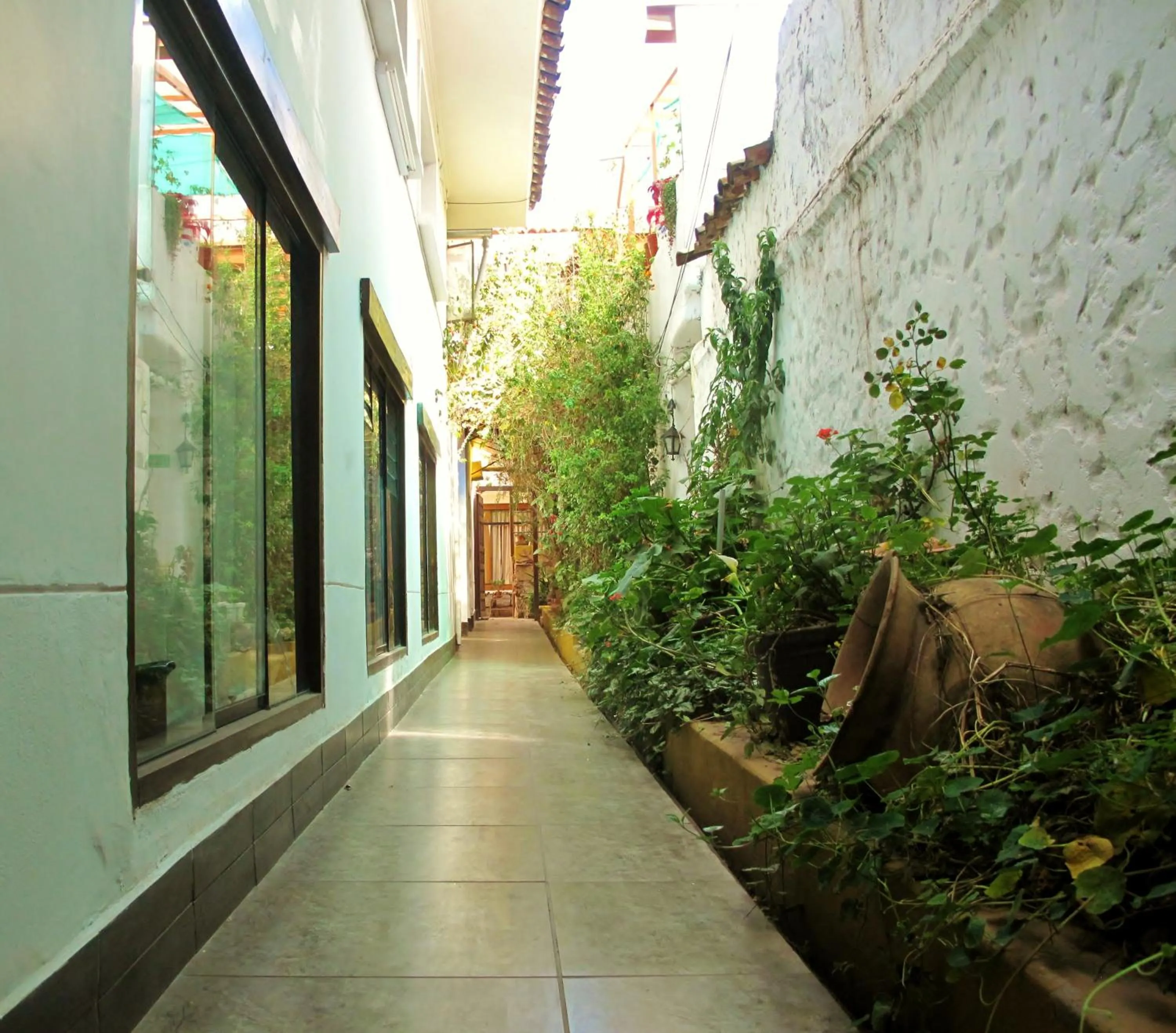 Facade/entrance in Casa de Mama Cusco 2-The Ecohouse