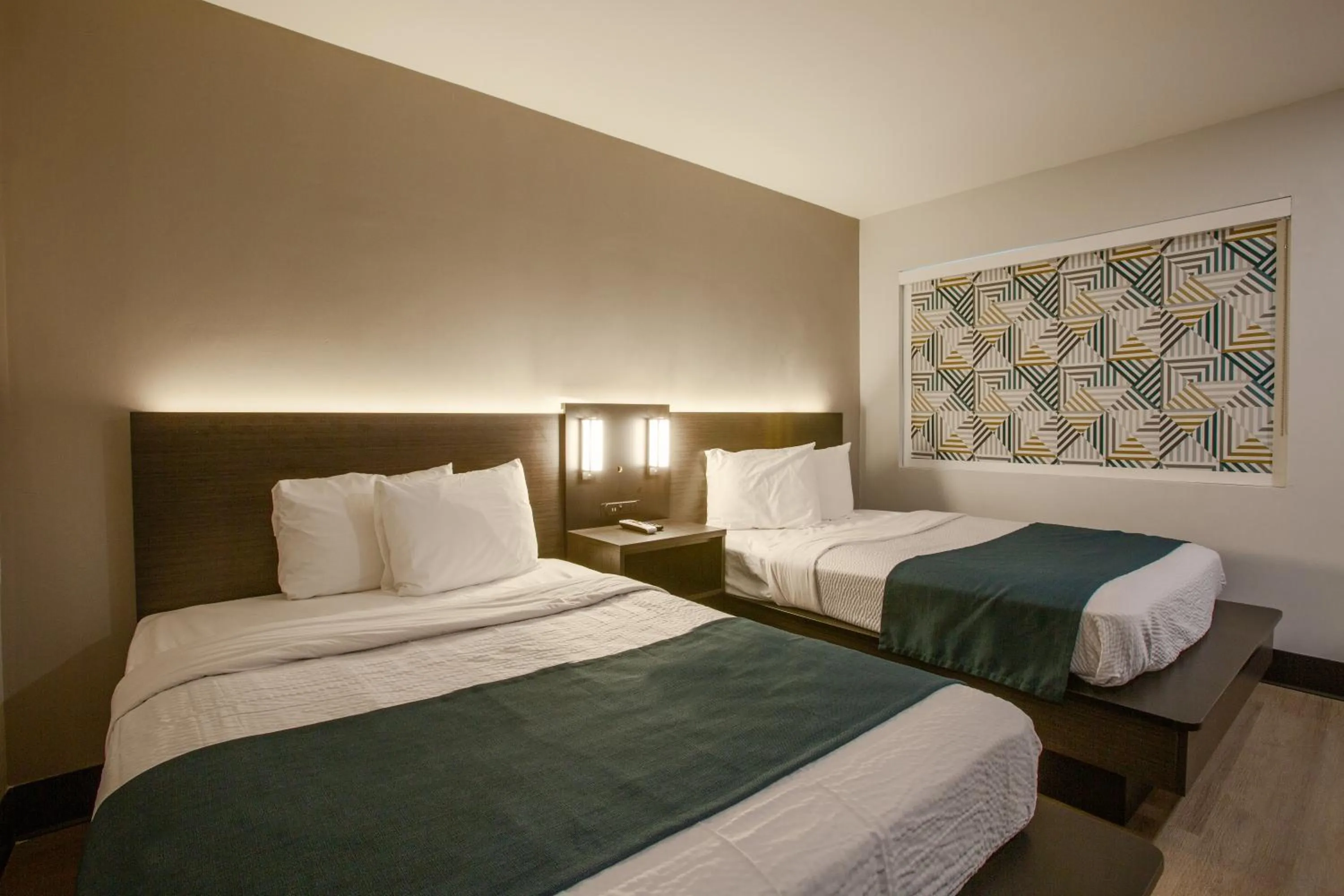 Bed in Motel 6 Williams AZ Downtown Grand Canyon