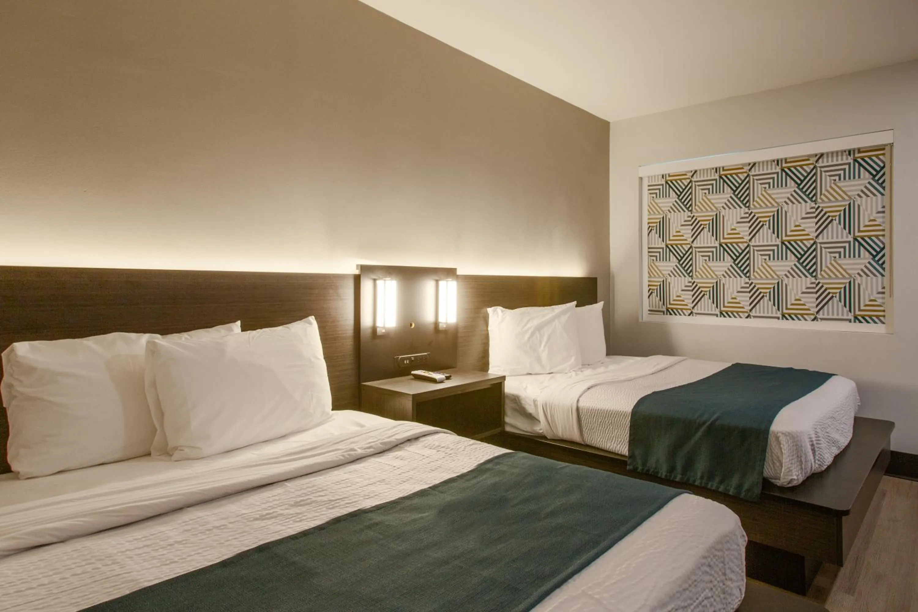 Bed in Motel 6 Williams AZ Downtown Grand Canyon