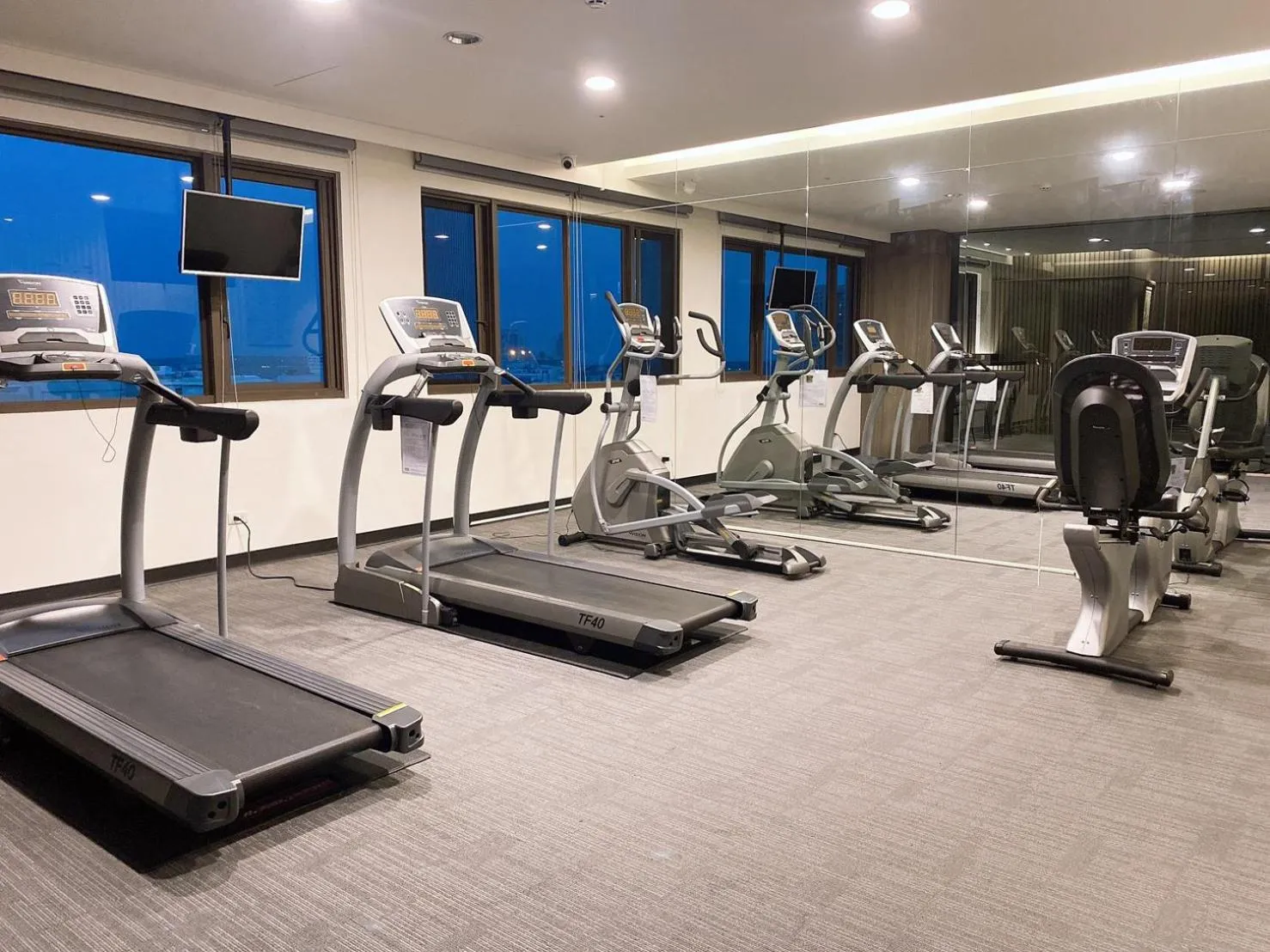 Fitness centre/facilities in Hotel Château Anping