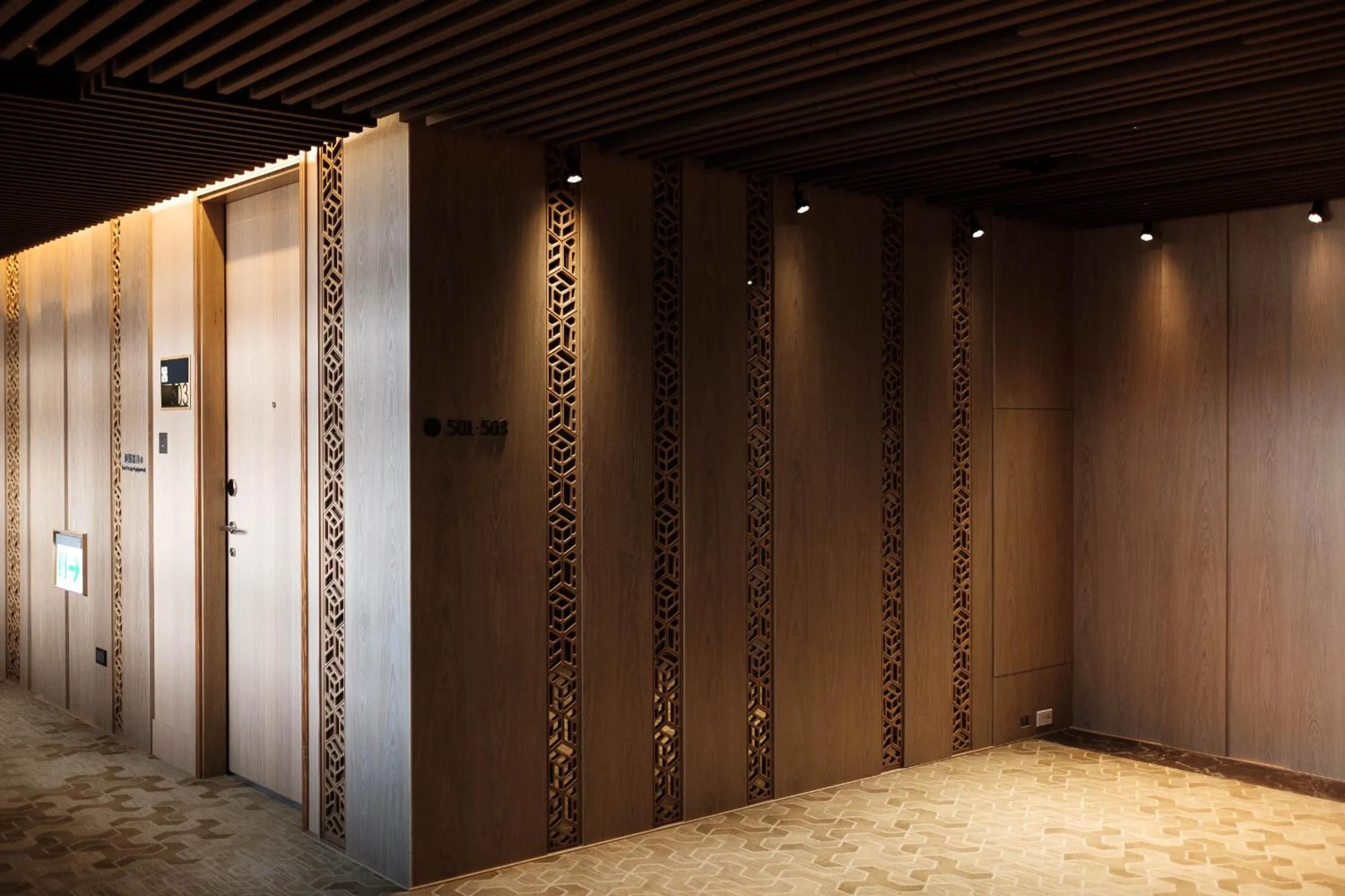 Decorative detail in Hotel Château Anping