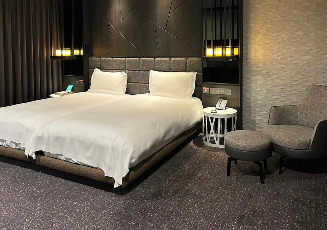 Bed in Hotel Château Anping