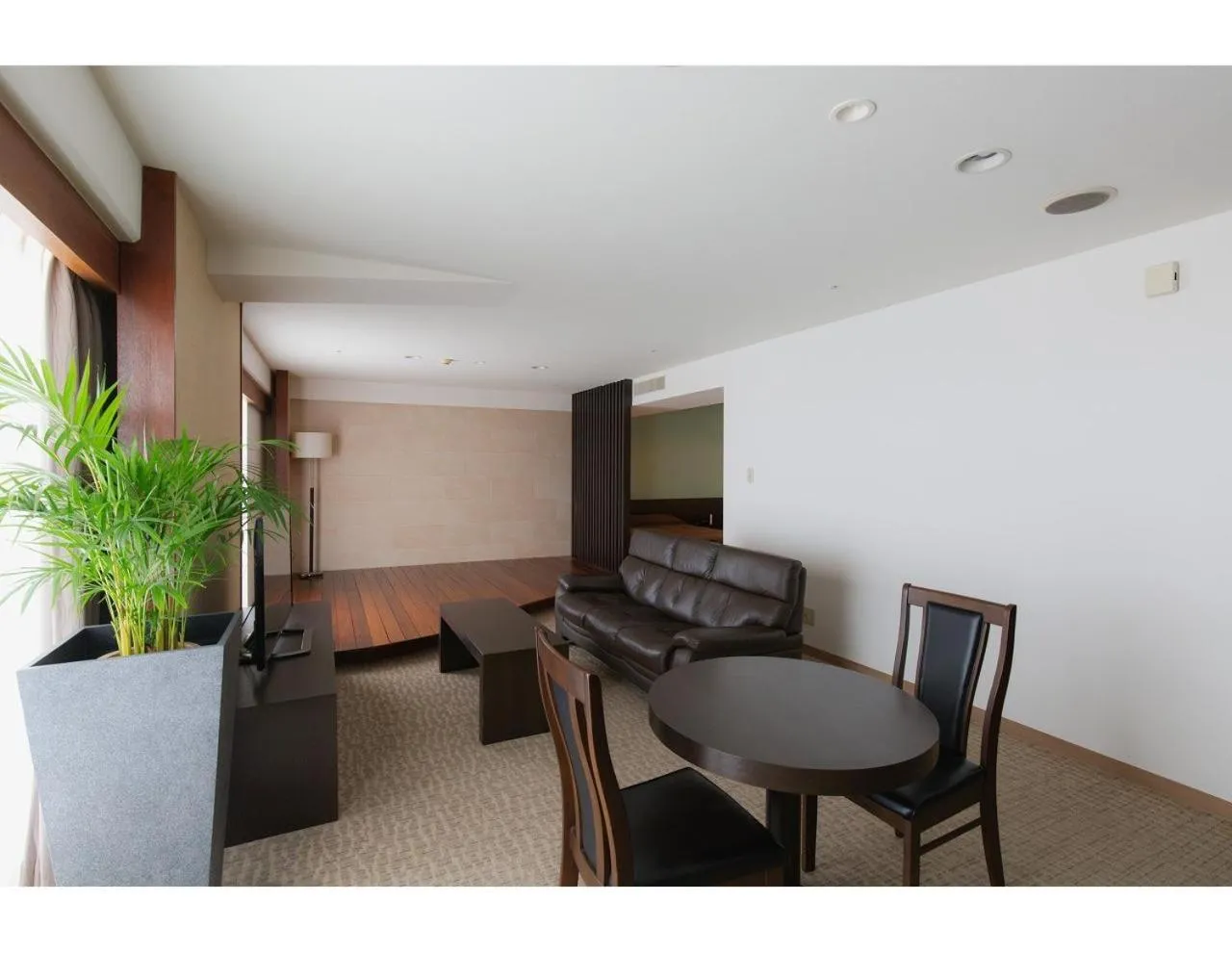 Seating area in EM Wellness Kurashinohakko Lifestyle Resort