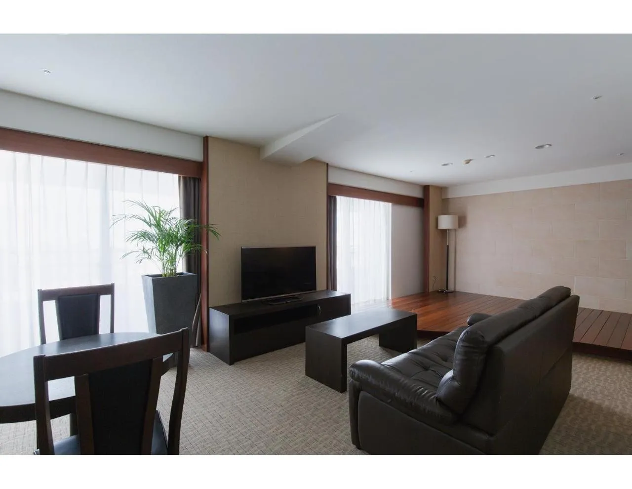 Seating area in EM Wellness Kurashinohakko Lifestyle Resort