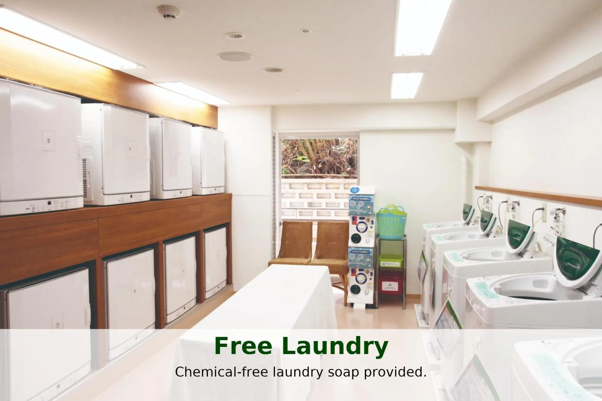 laundry in EM Wellness Kurashinohakko Lifestyle Resort