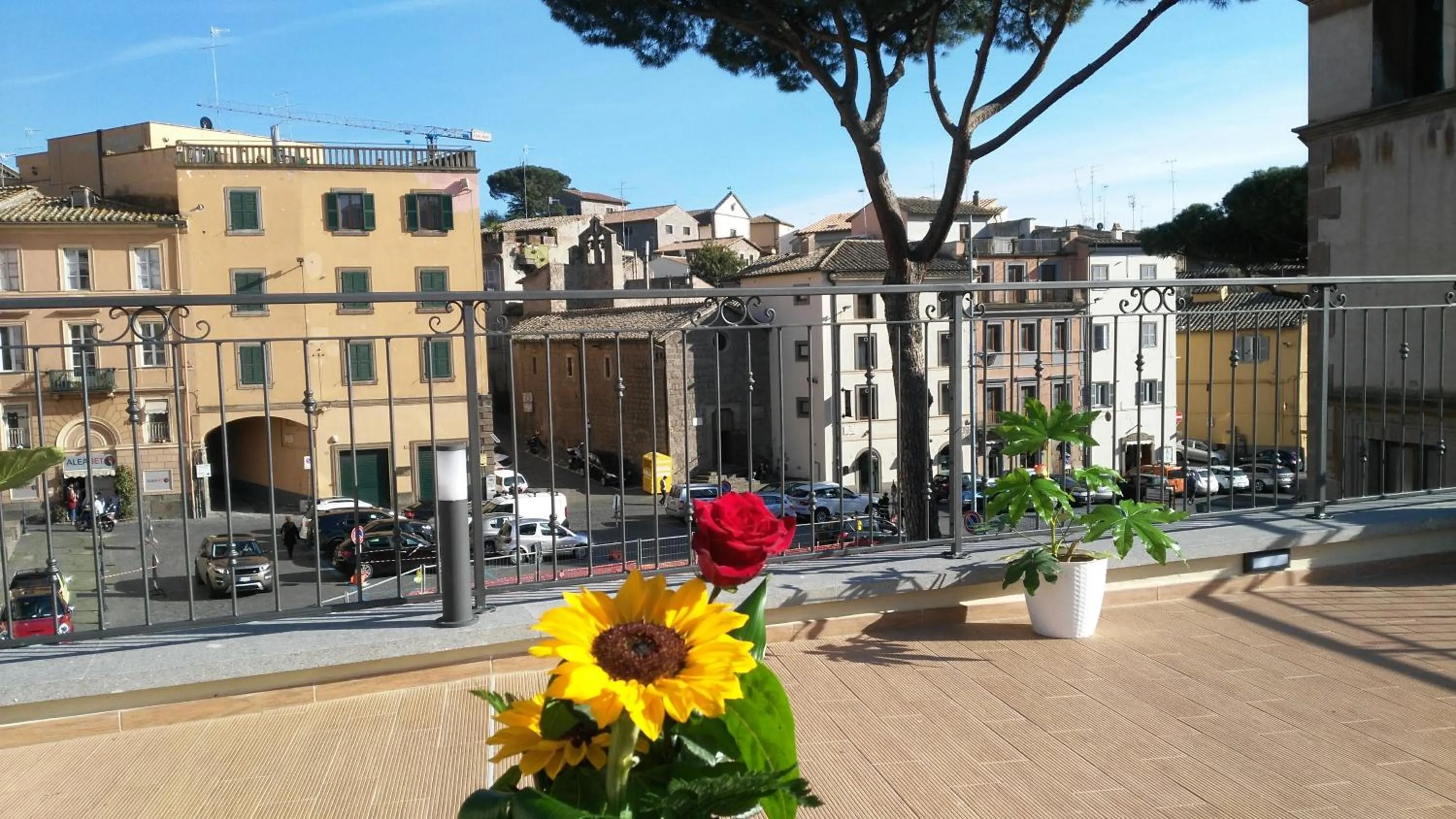 Street view in Palazzo Verdi Holiday Viterbo