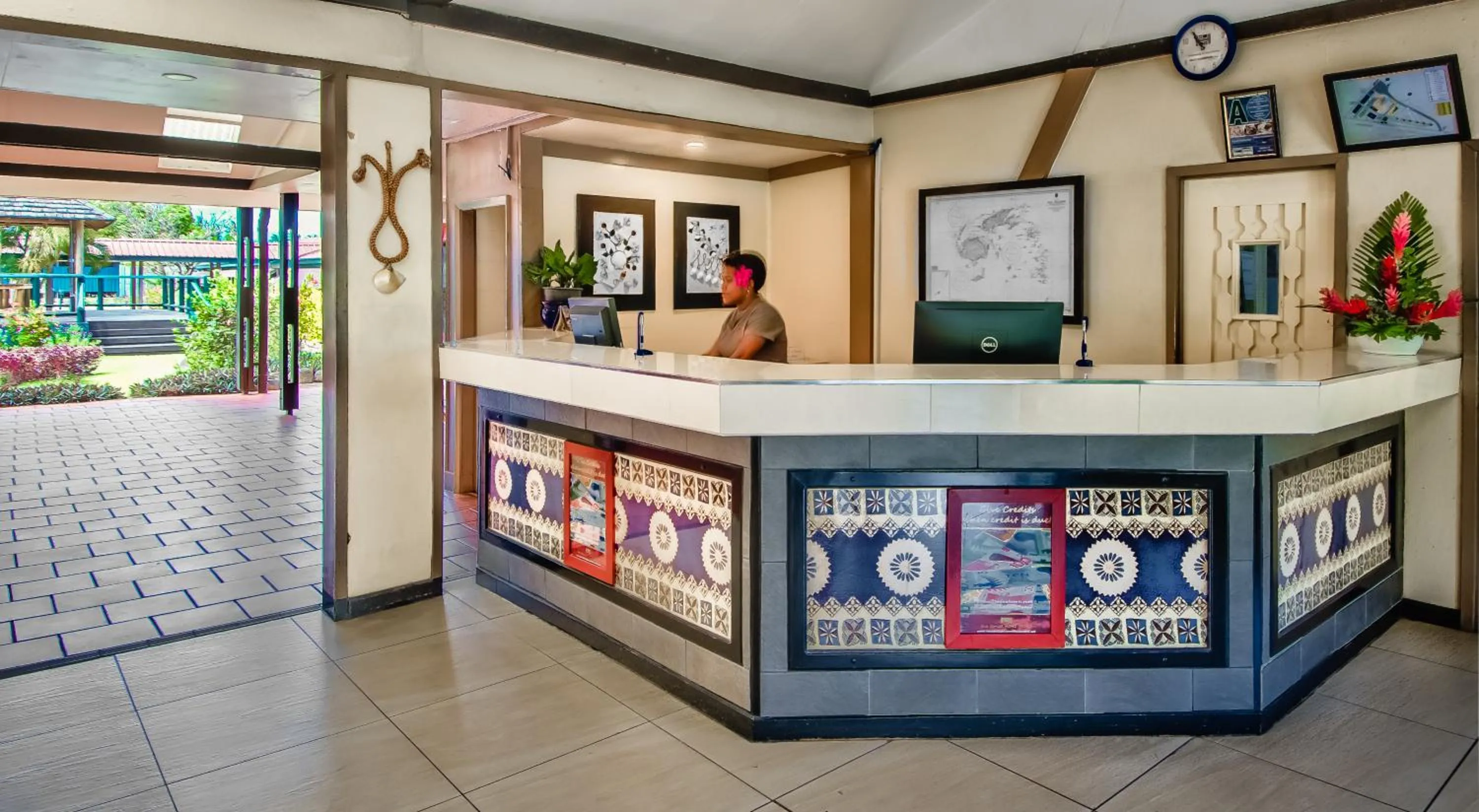 Lobby or reception in Tanoa Skylodge Hotel