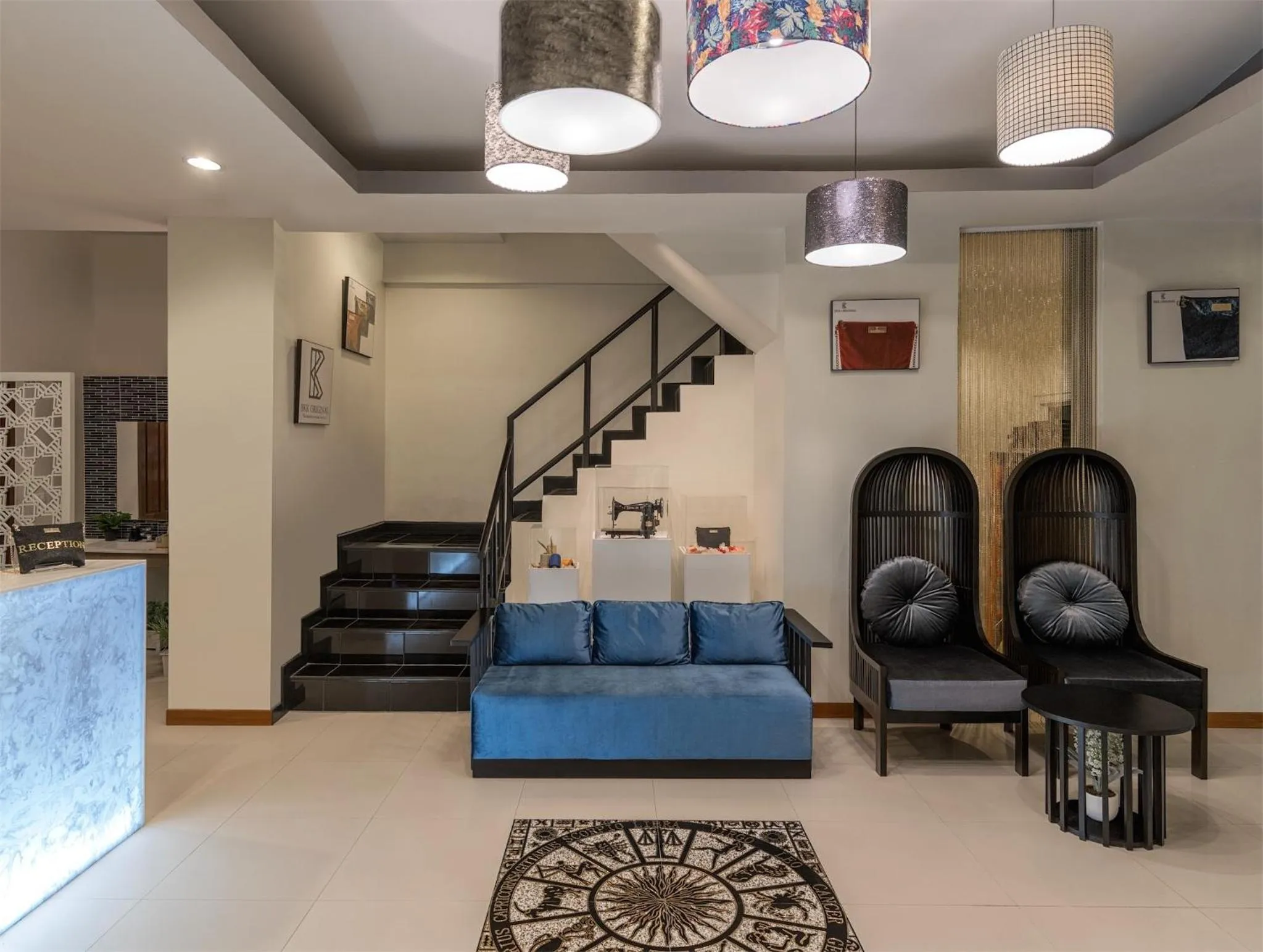 Living room in Bangkok River Loka Hotel