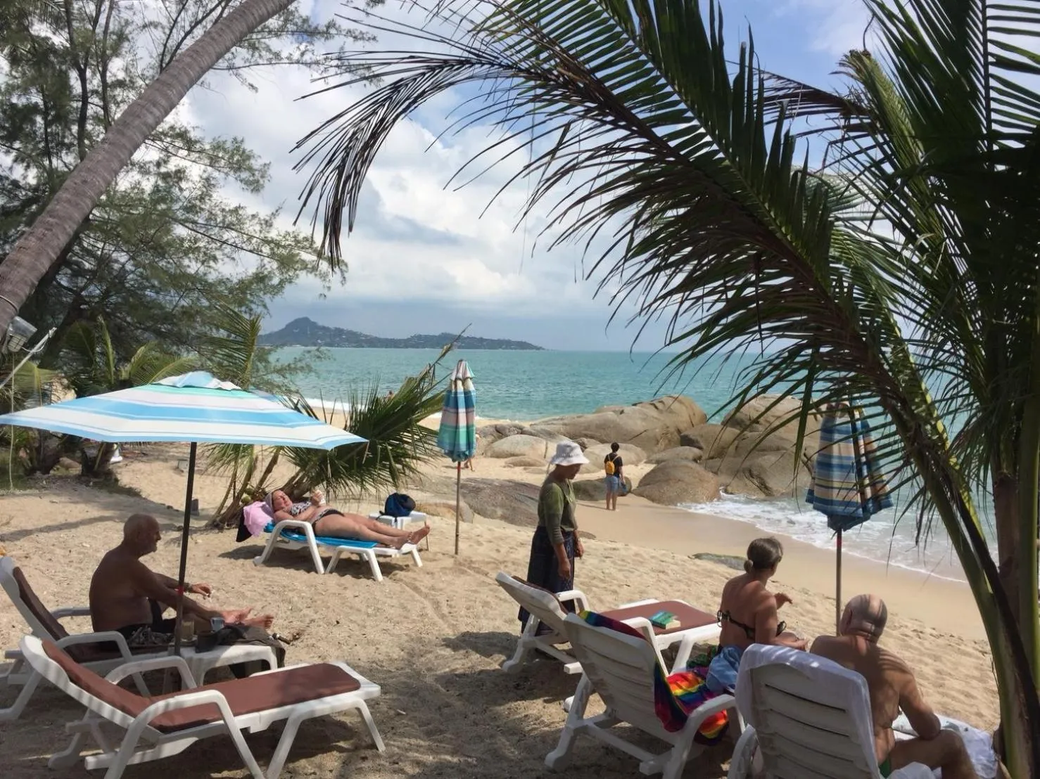 Patio, Beach in Paradise Lamai Bungalow