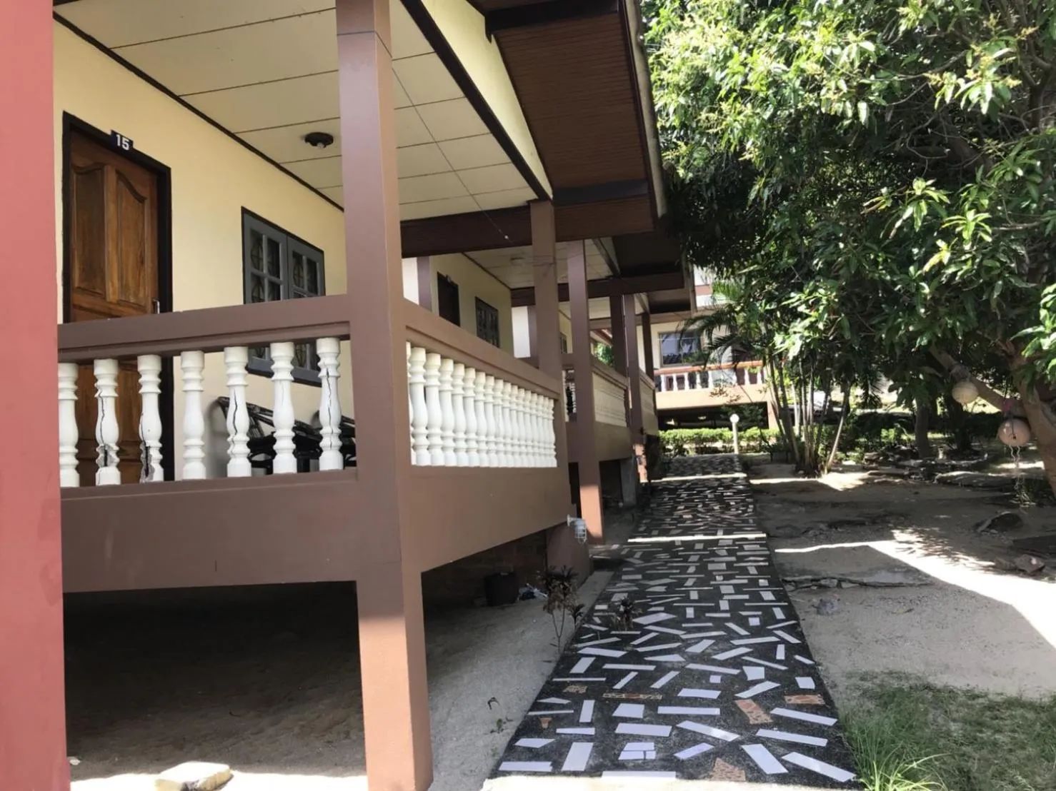 Decorative detail, Property Building in Paradise Lamai Bungalow