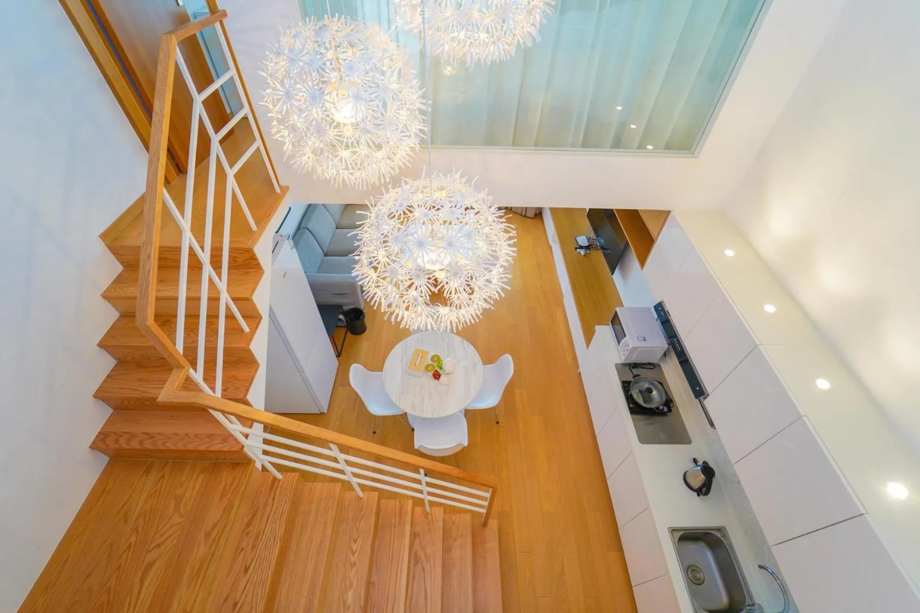 Living room in Lujiazui More Residence