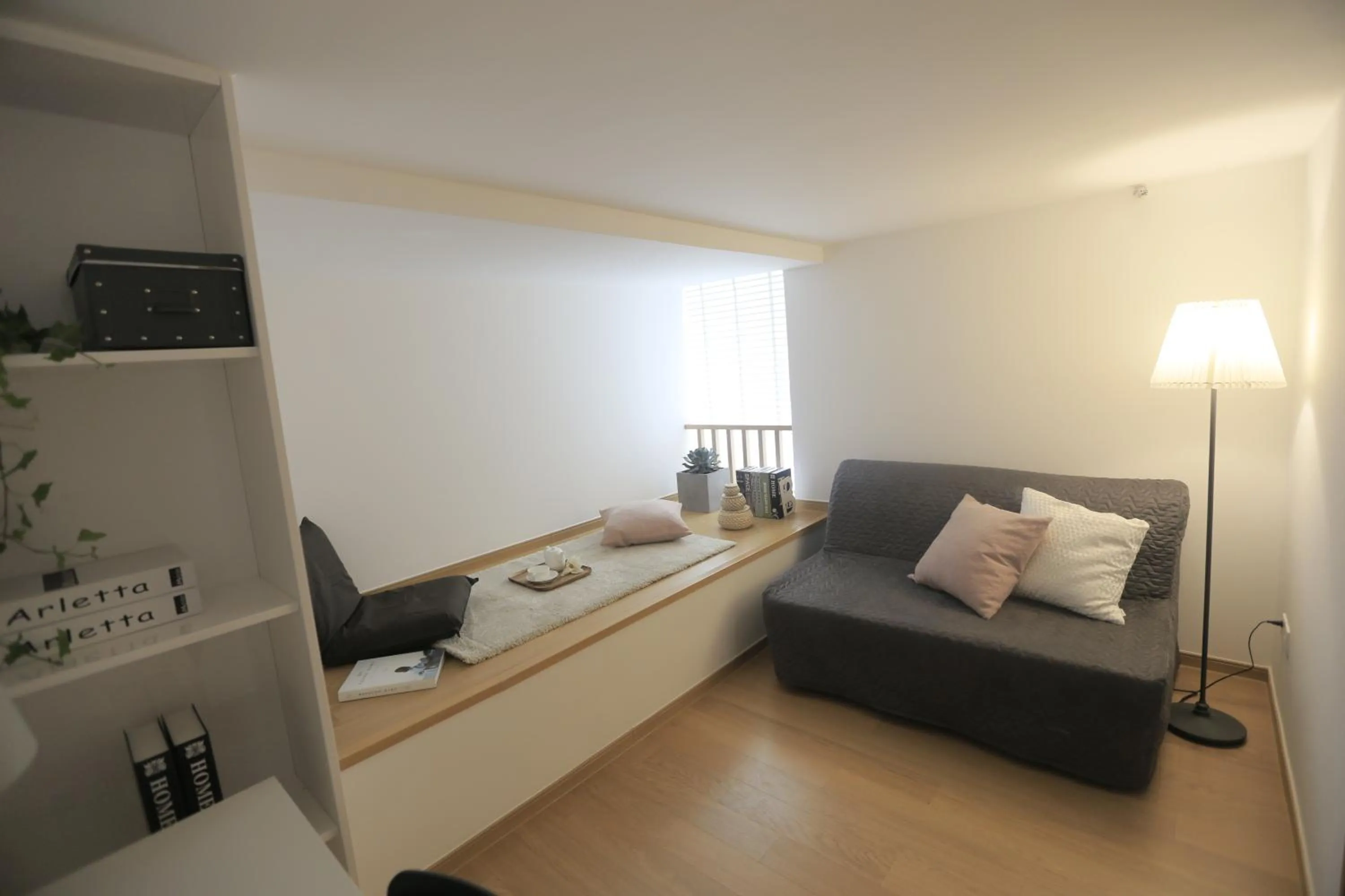 Bedroom, Bed in Lujiazui More Residence