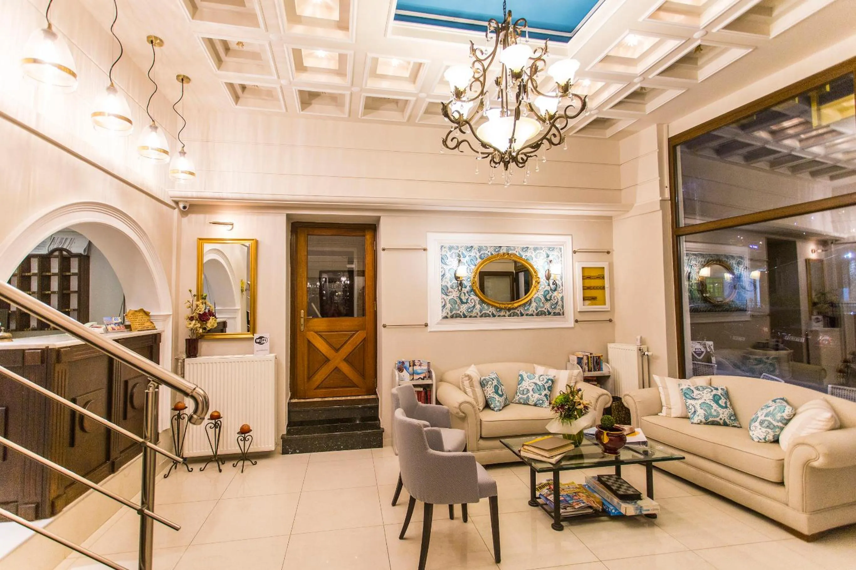 Lobby or reception in Paradise Hotel