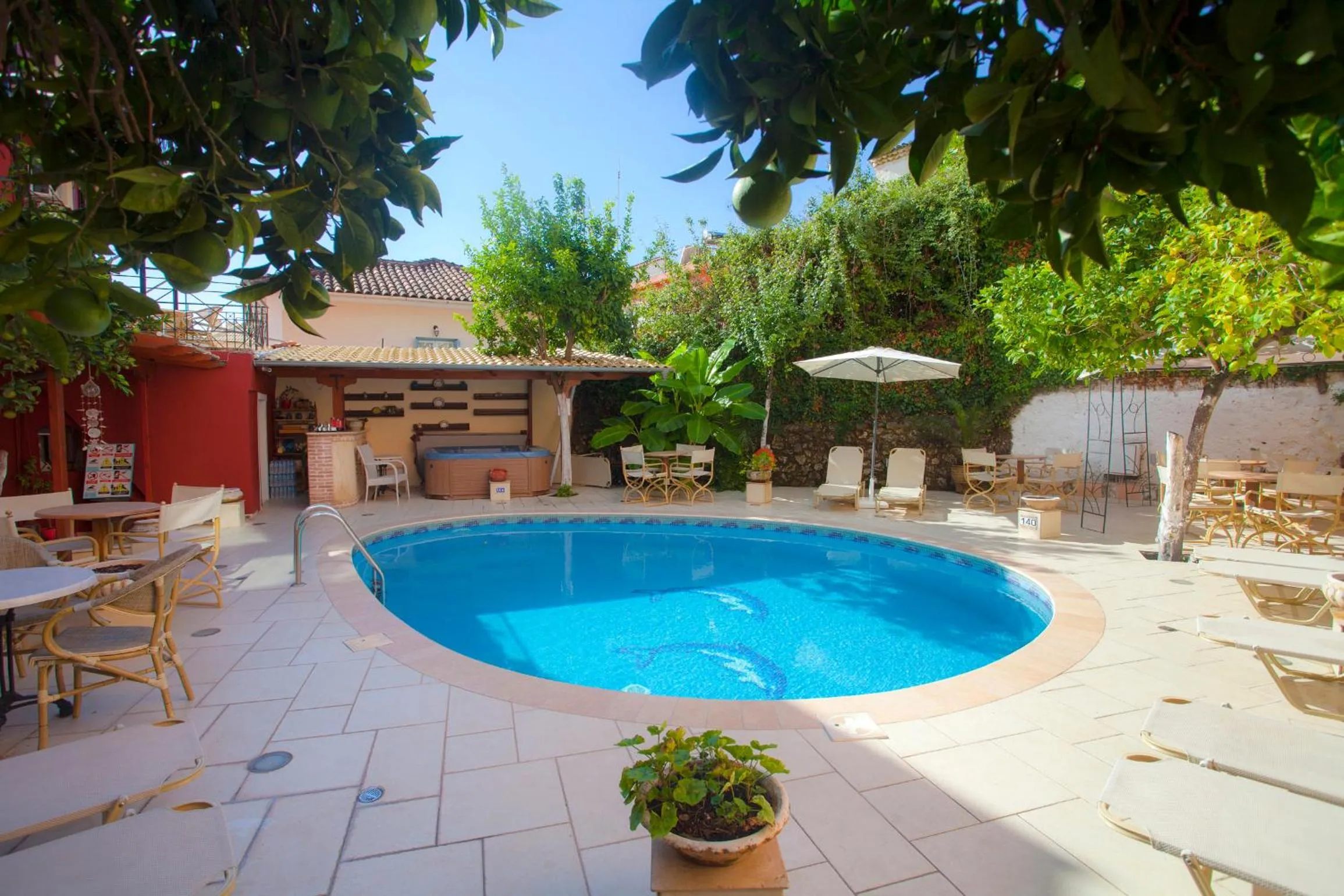 Property building in Paradise Hotel