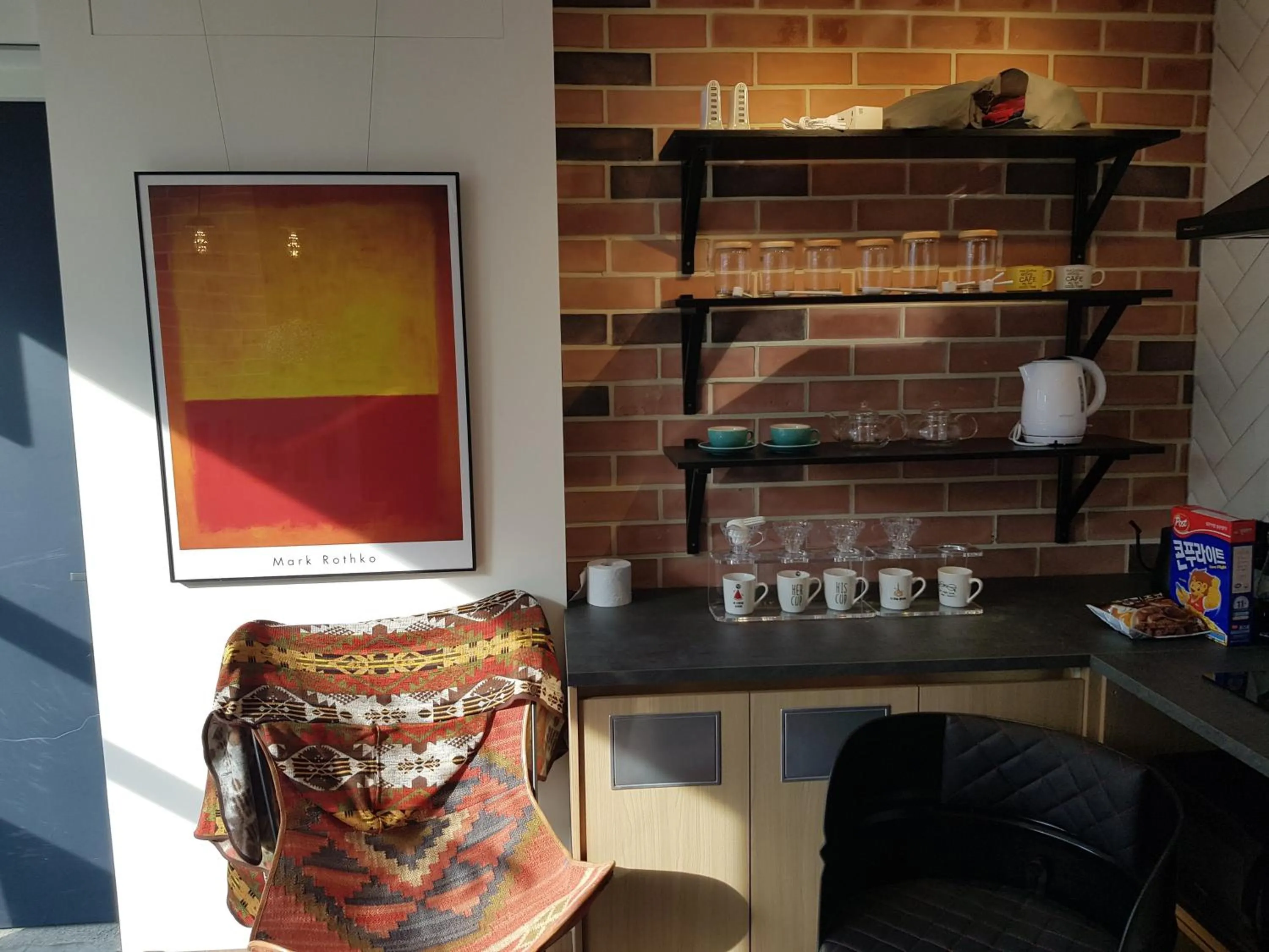 Decorative detail in Artravel Myeongdong