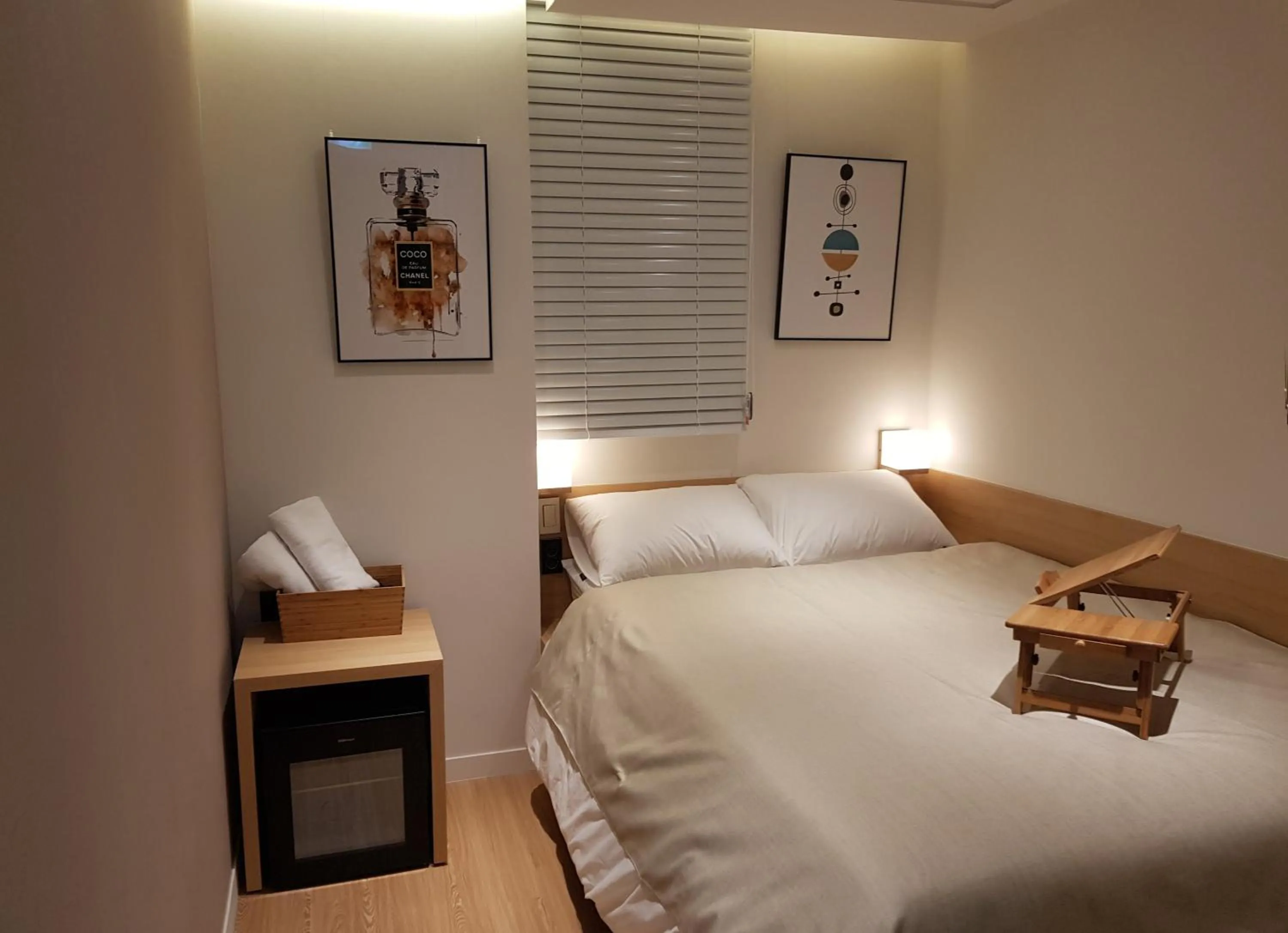 Decorative detail, Bed in Artravel Myeongdong