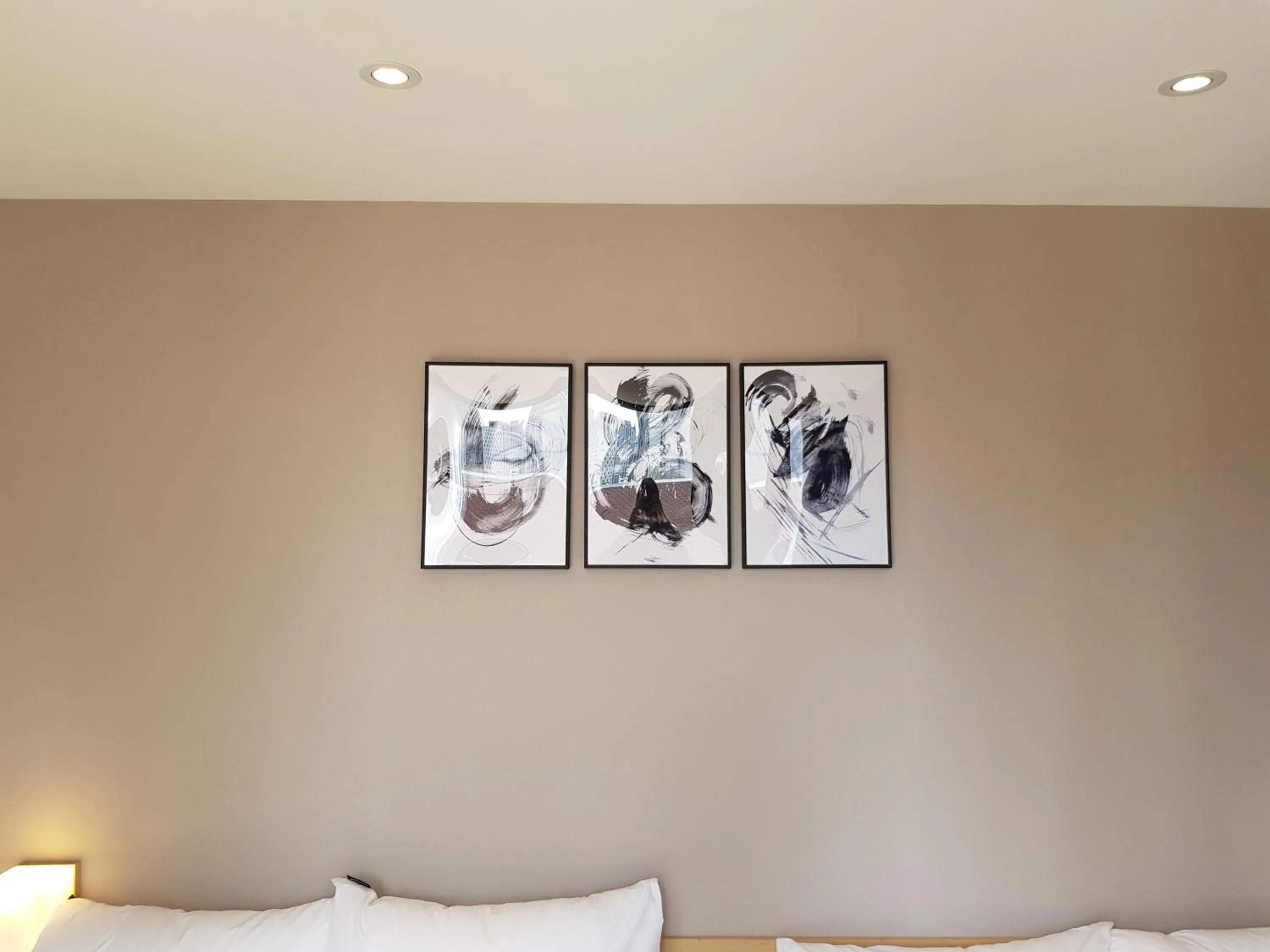 Decorative detail, Bed in Artravel Myeongdong