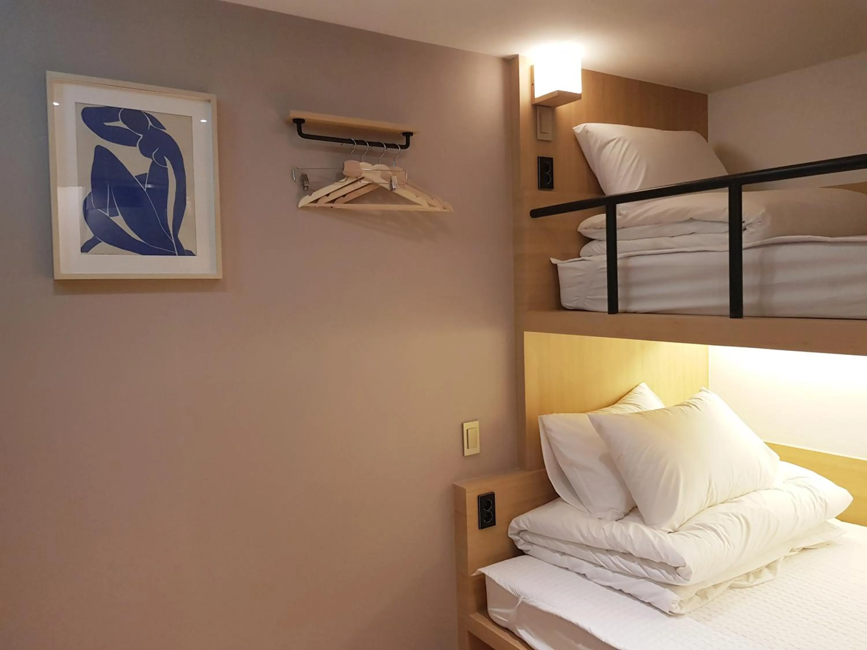 Decorative detail, Bed in Artravel Myeongdong