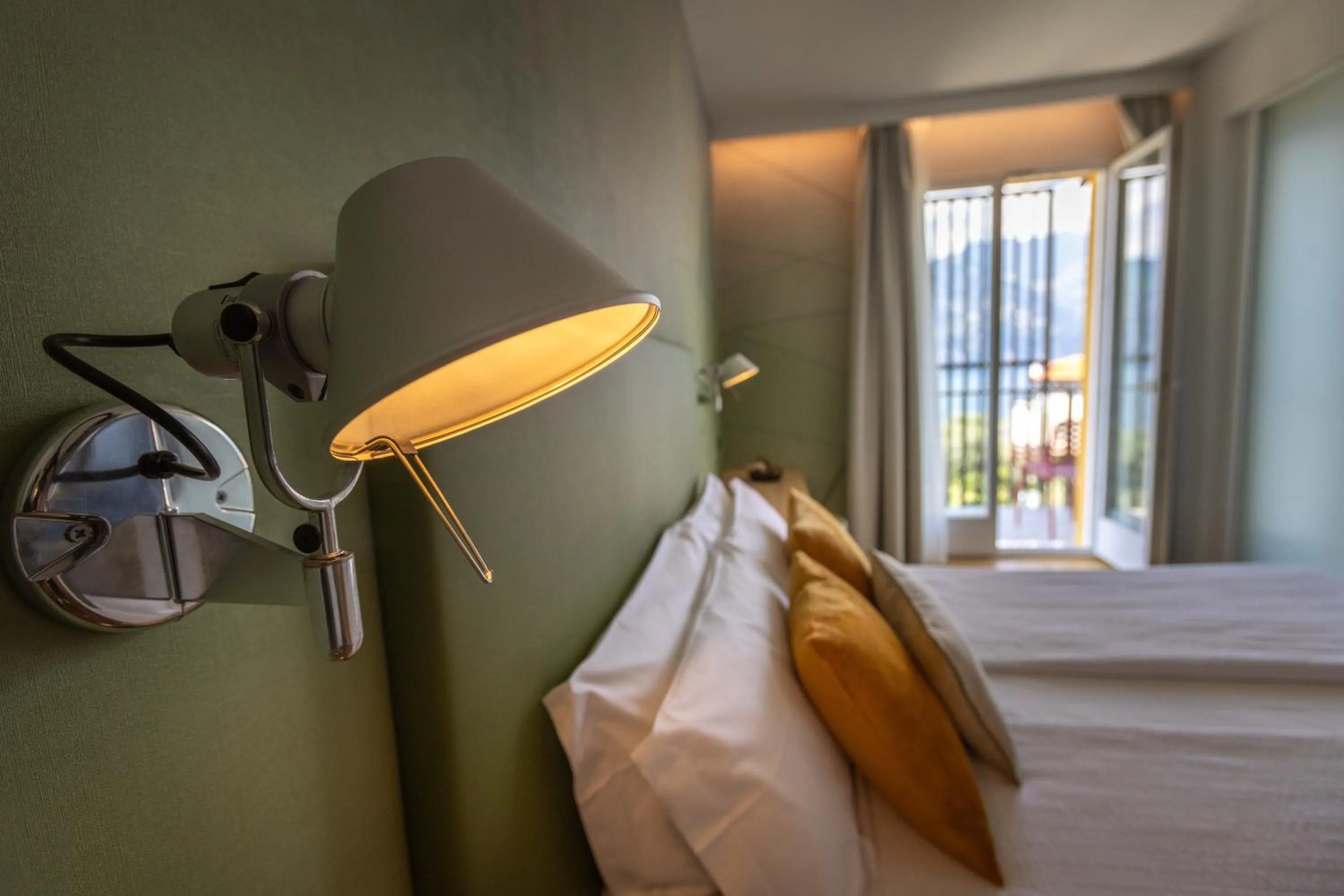 Bed in Hotel Meridiana