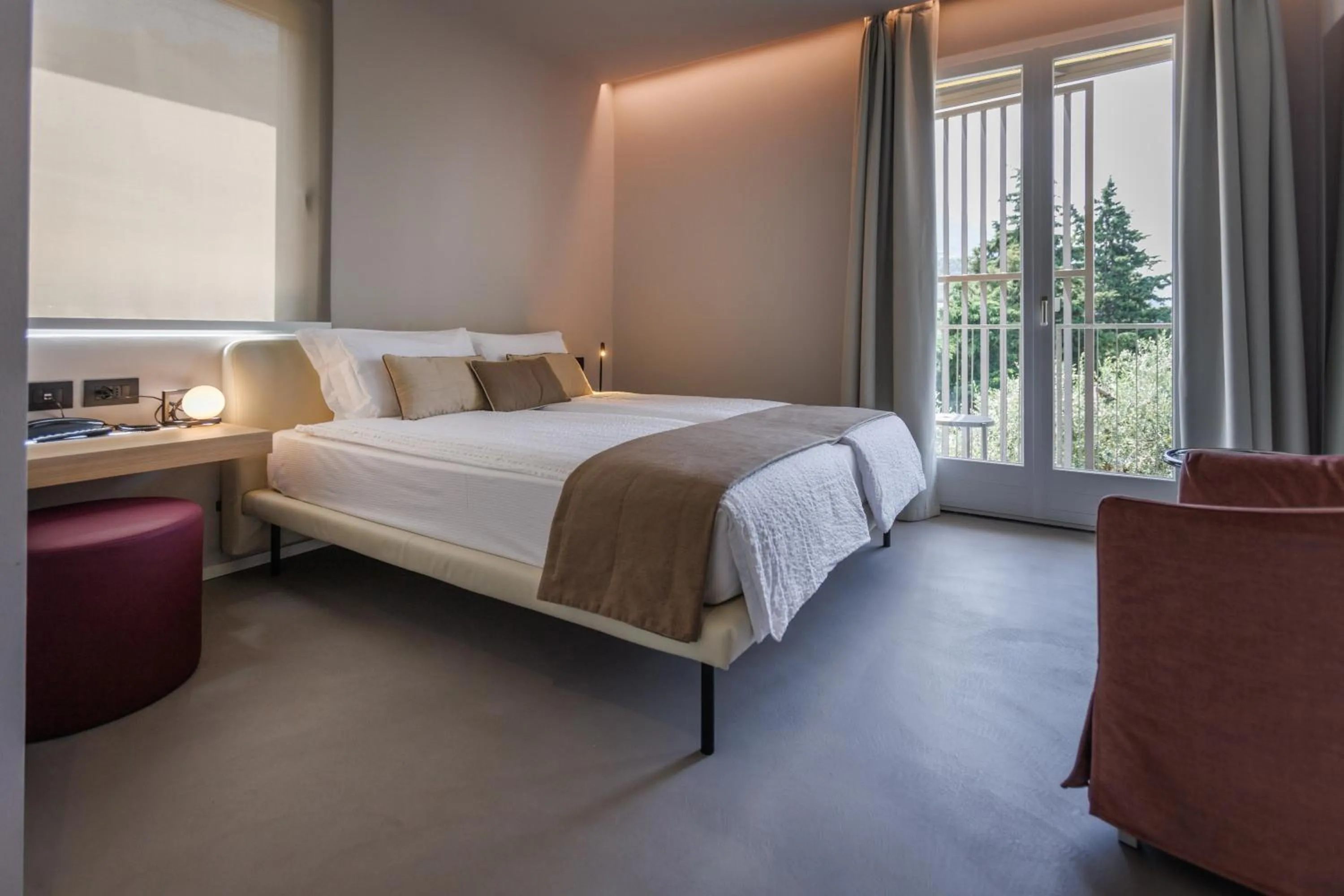 Bedroom, Bed in Hotel Meridiana