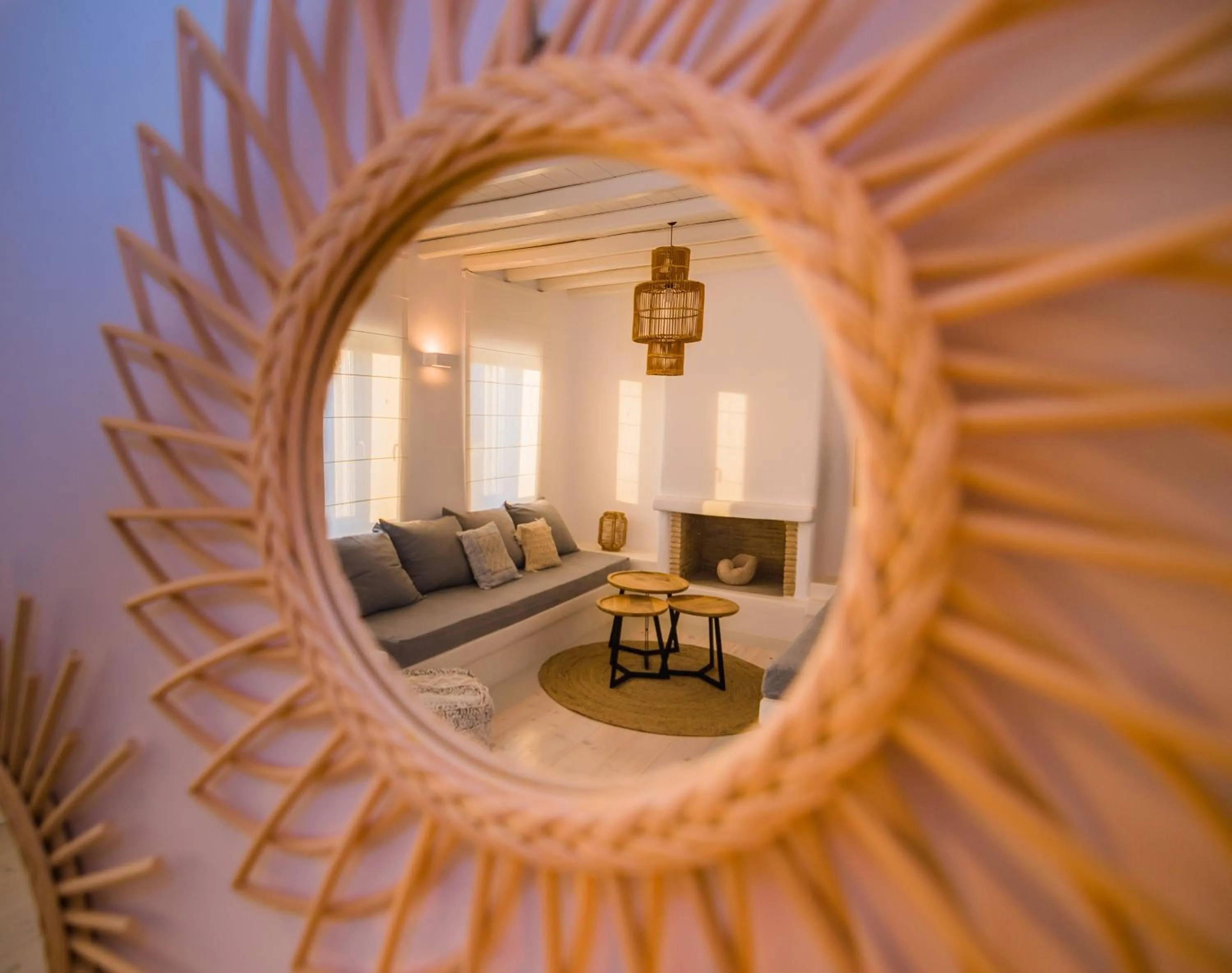 Living room in Eden View Suites & Villas